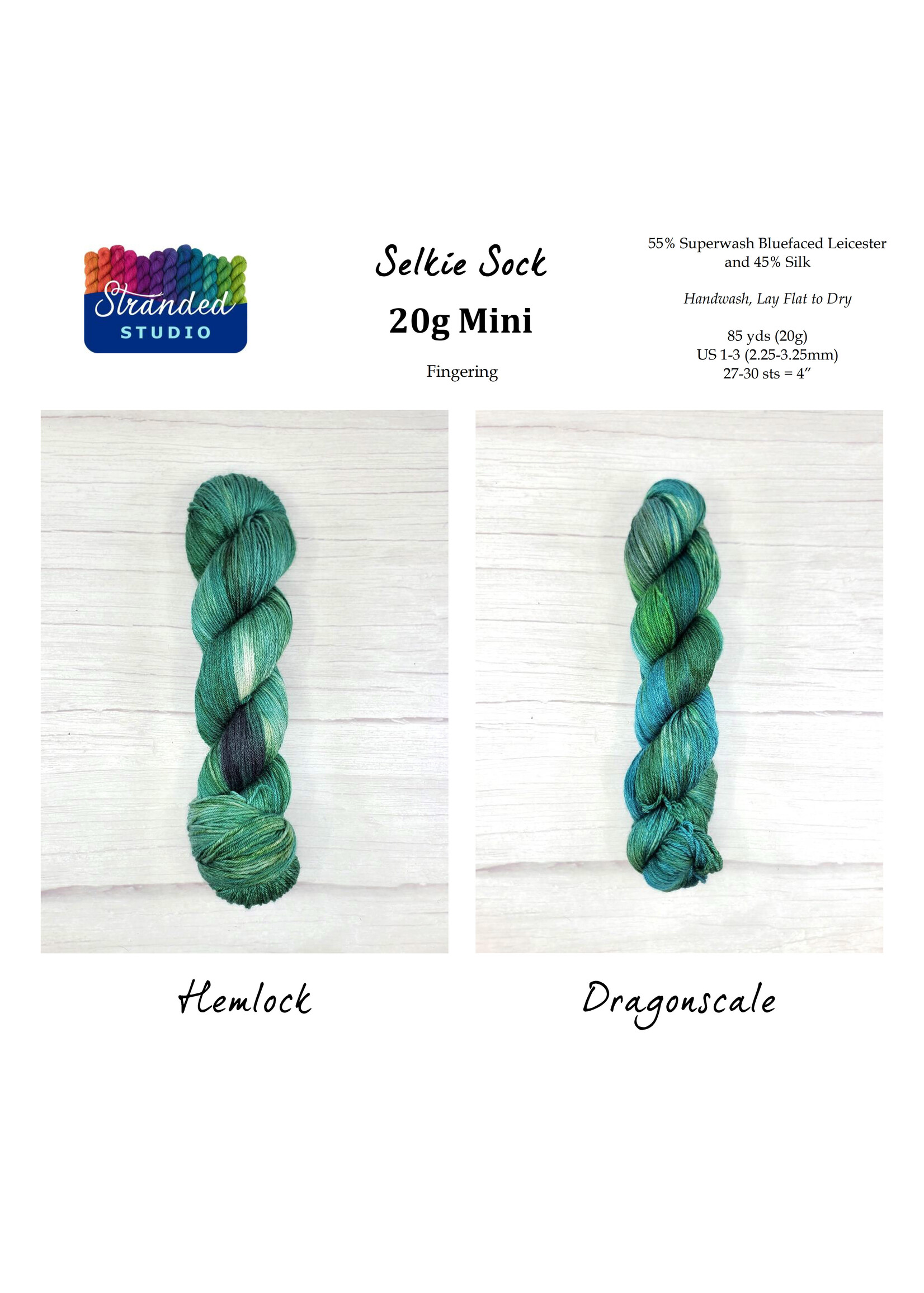 Stranded Studio Selkie Sock 20g Mini