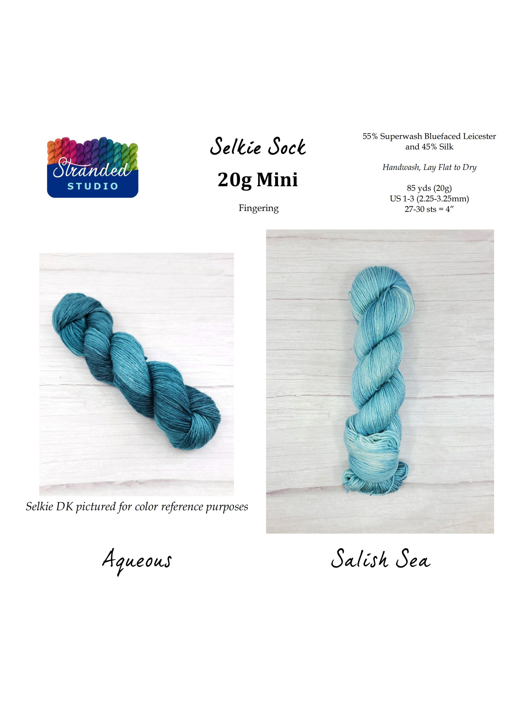 Stranded Studio Selkie Sock 20g Mini