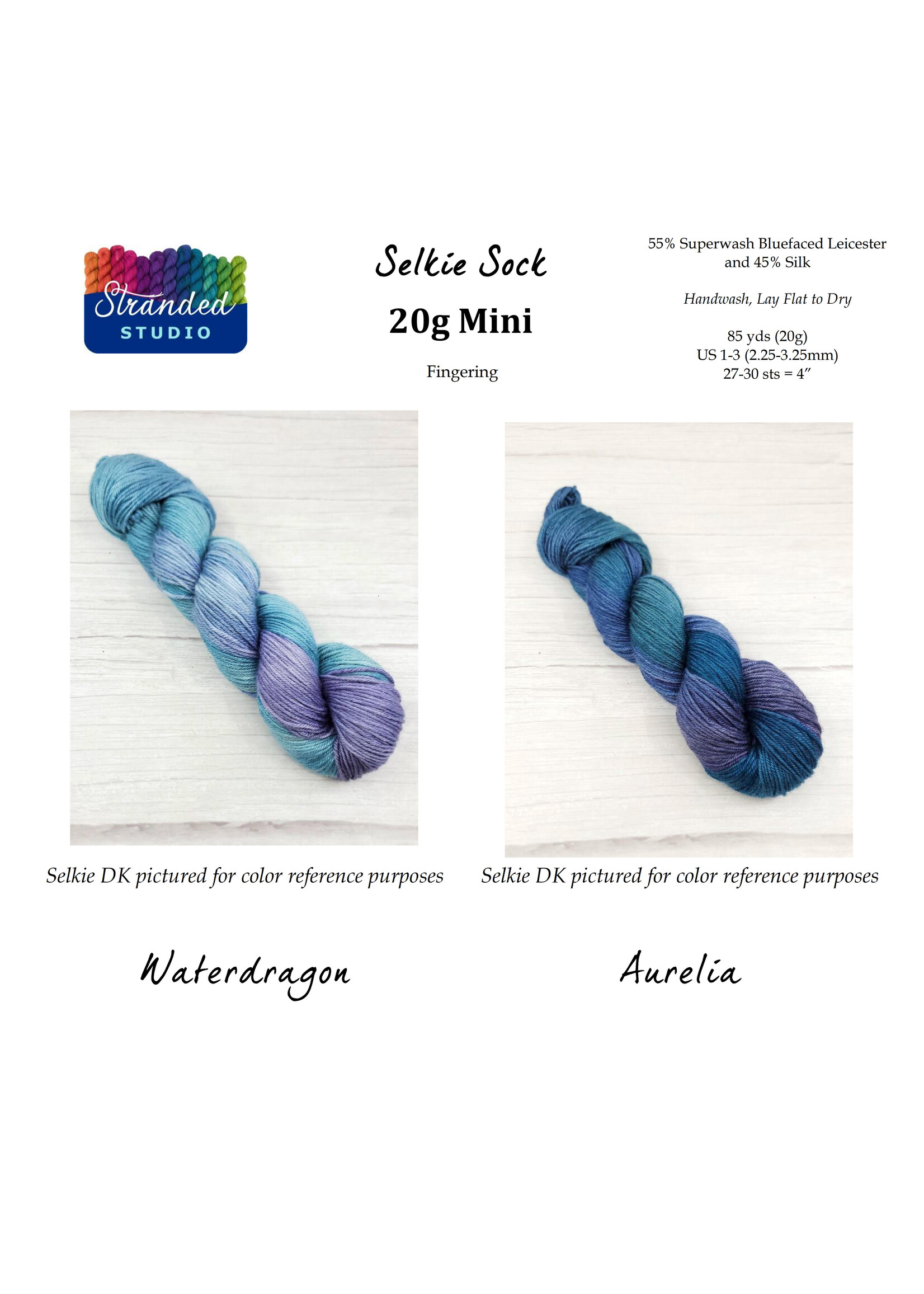 Stranded Studio Selkie Sock 20g Mini