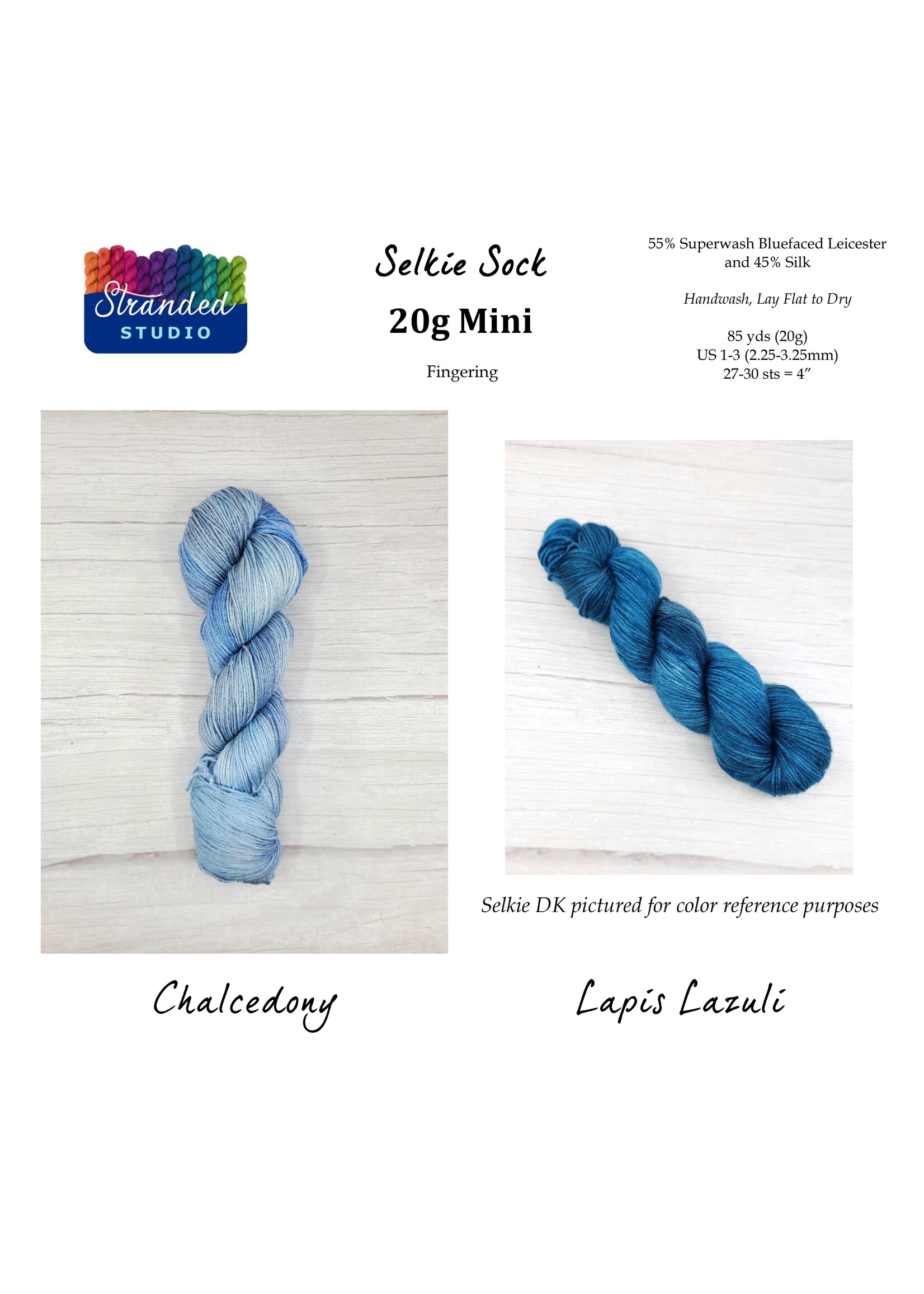 Stranded Studio Selkie Sock 20g Mini