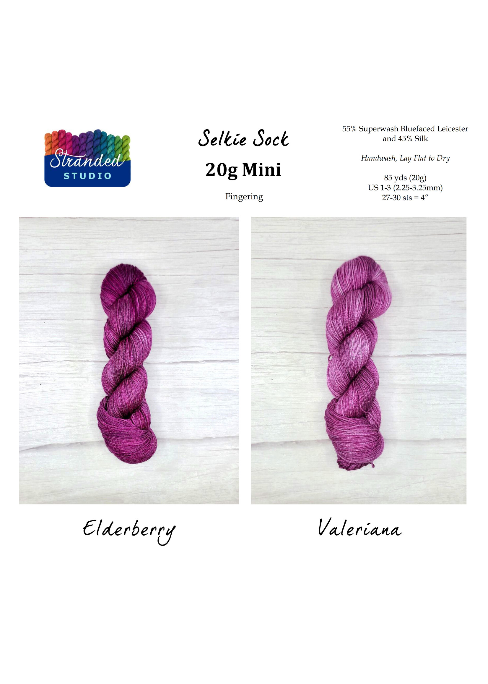 Stranded Studio Selkie Sock 20g Mini