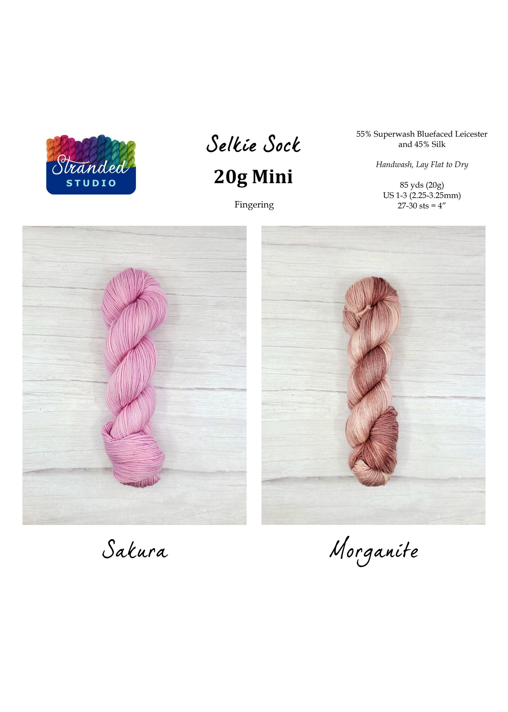 Stranded Studio Selkie Sock 20g Mini
