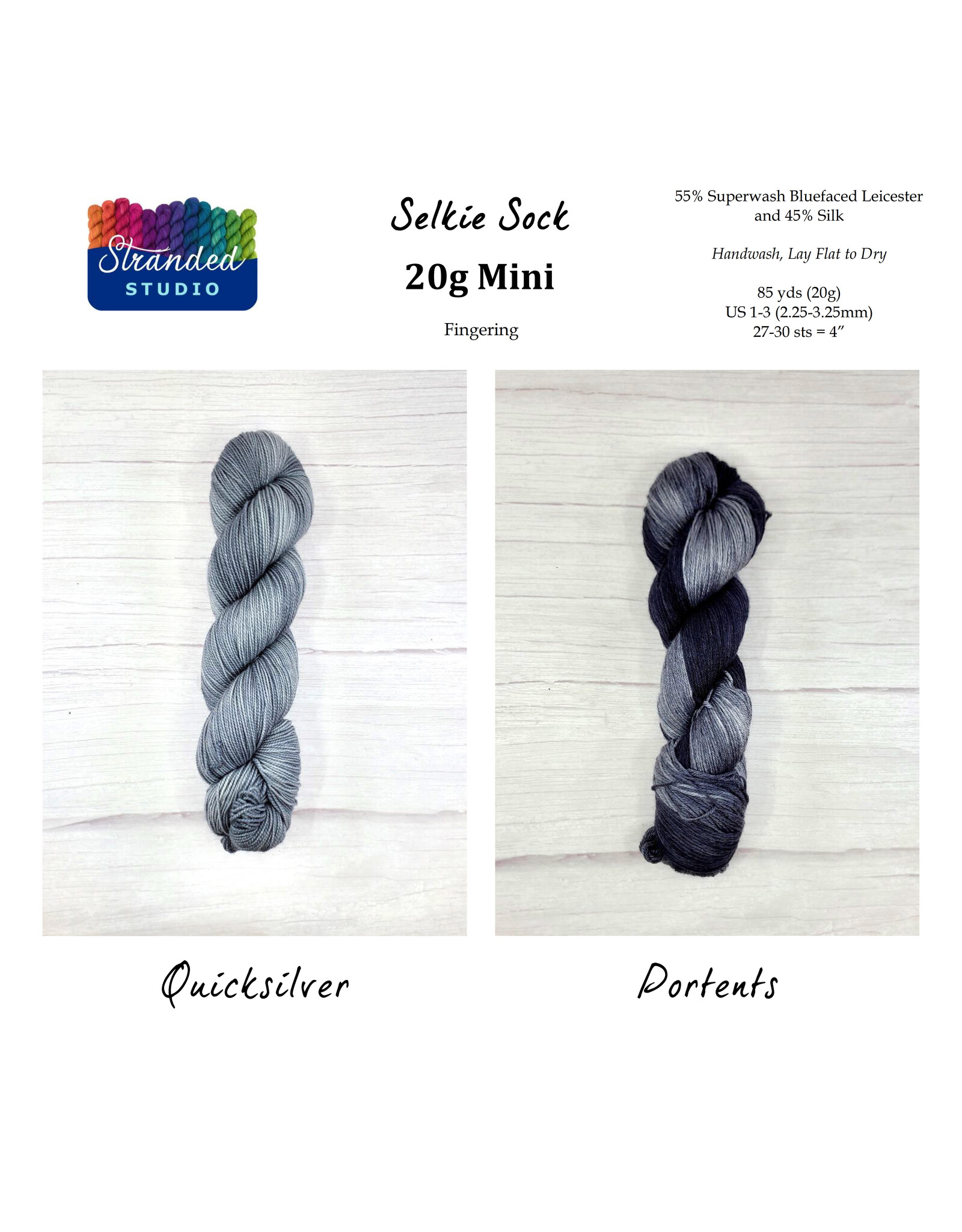 Stranded Studio Selkie Sock 20g Mini
