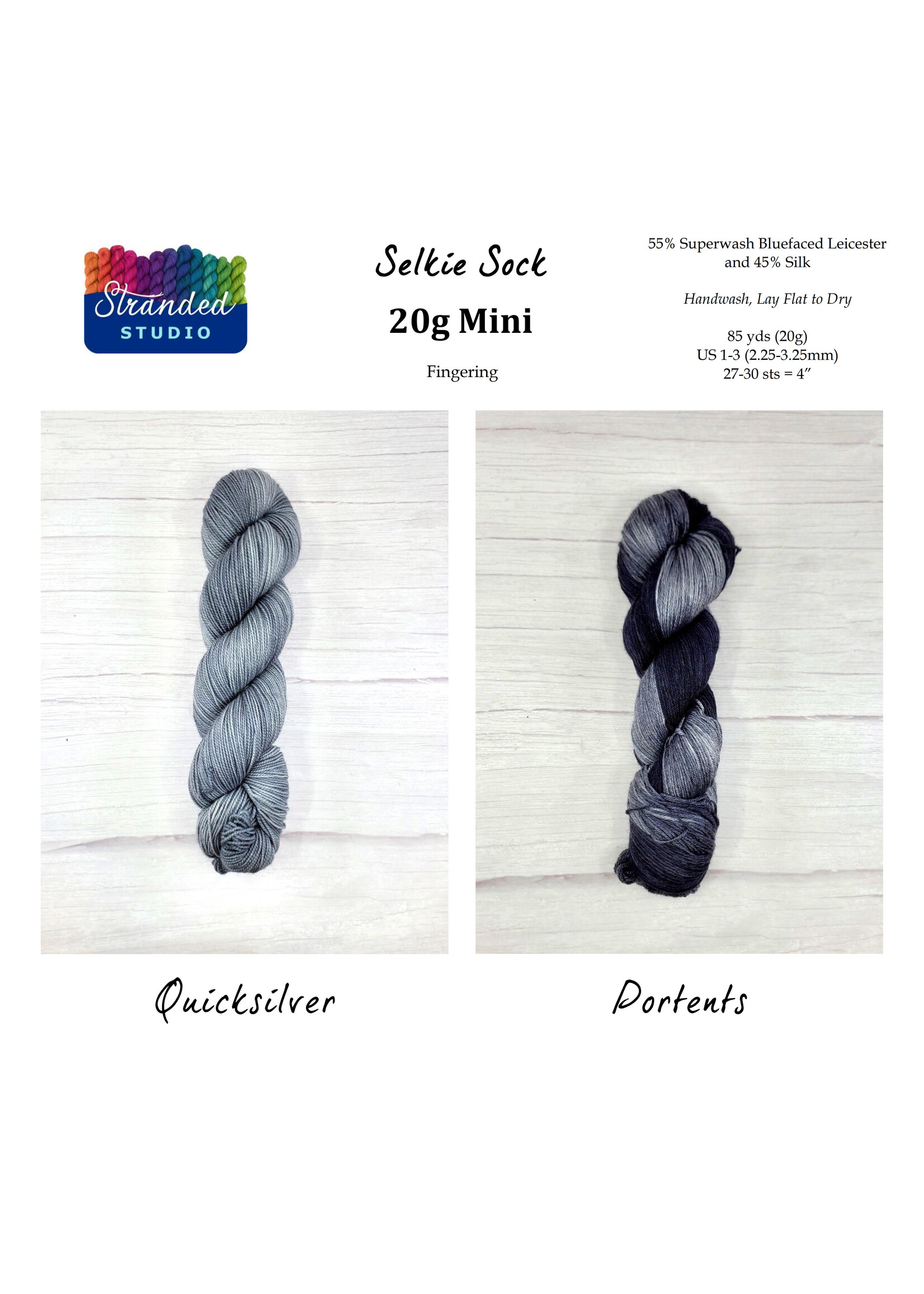 Stranded Studio Selkie Sock 20g Mini