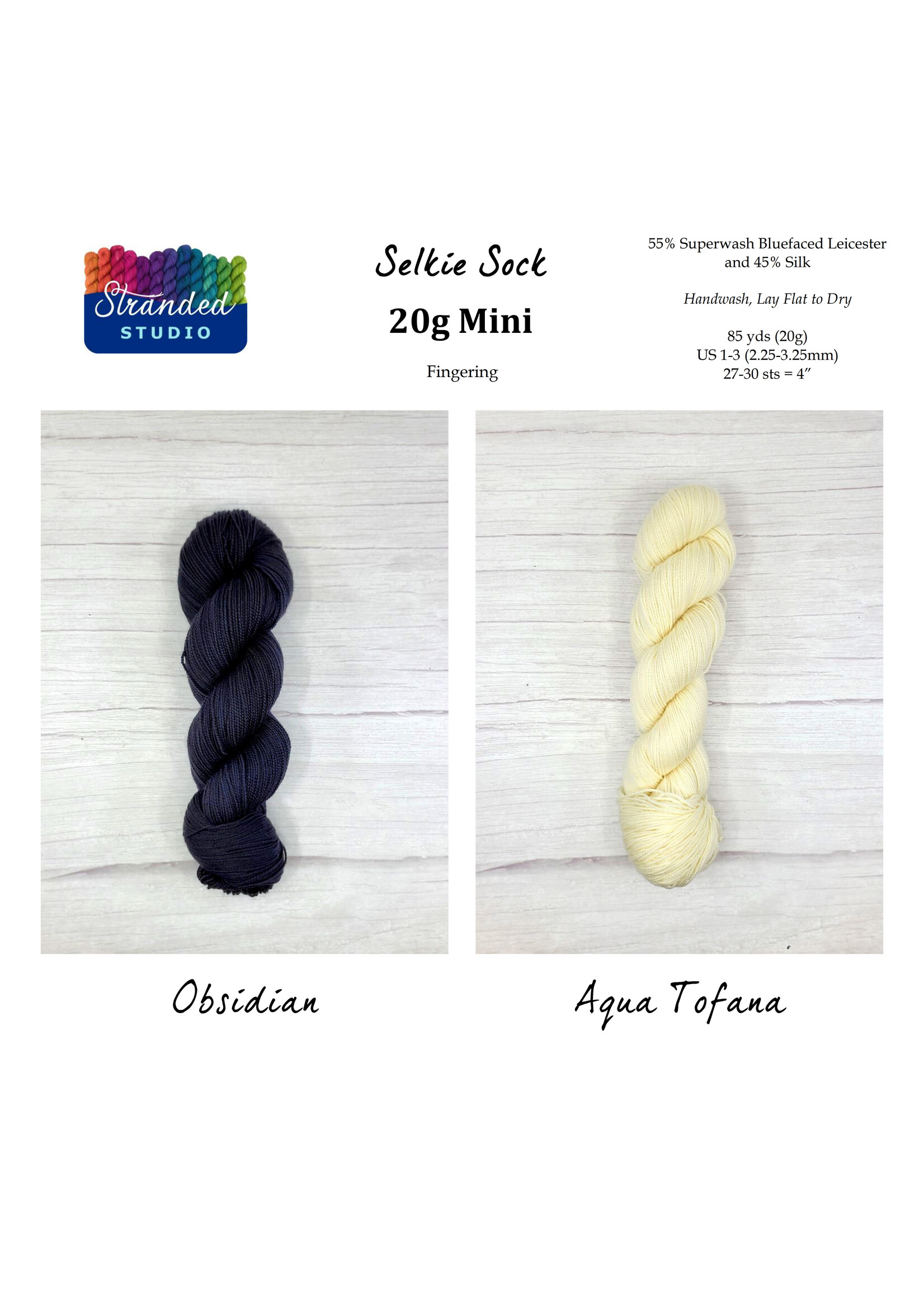 Stranded Studio Selkie Sock 20g Mini