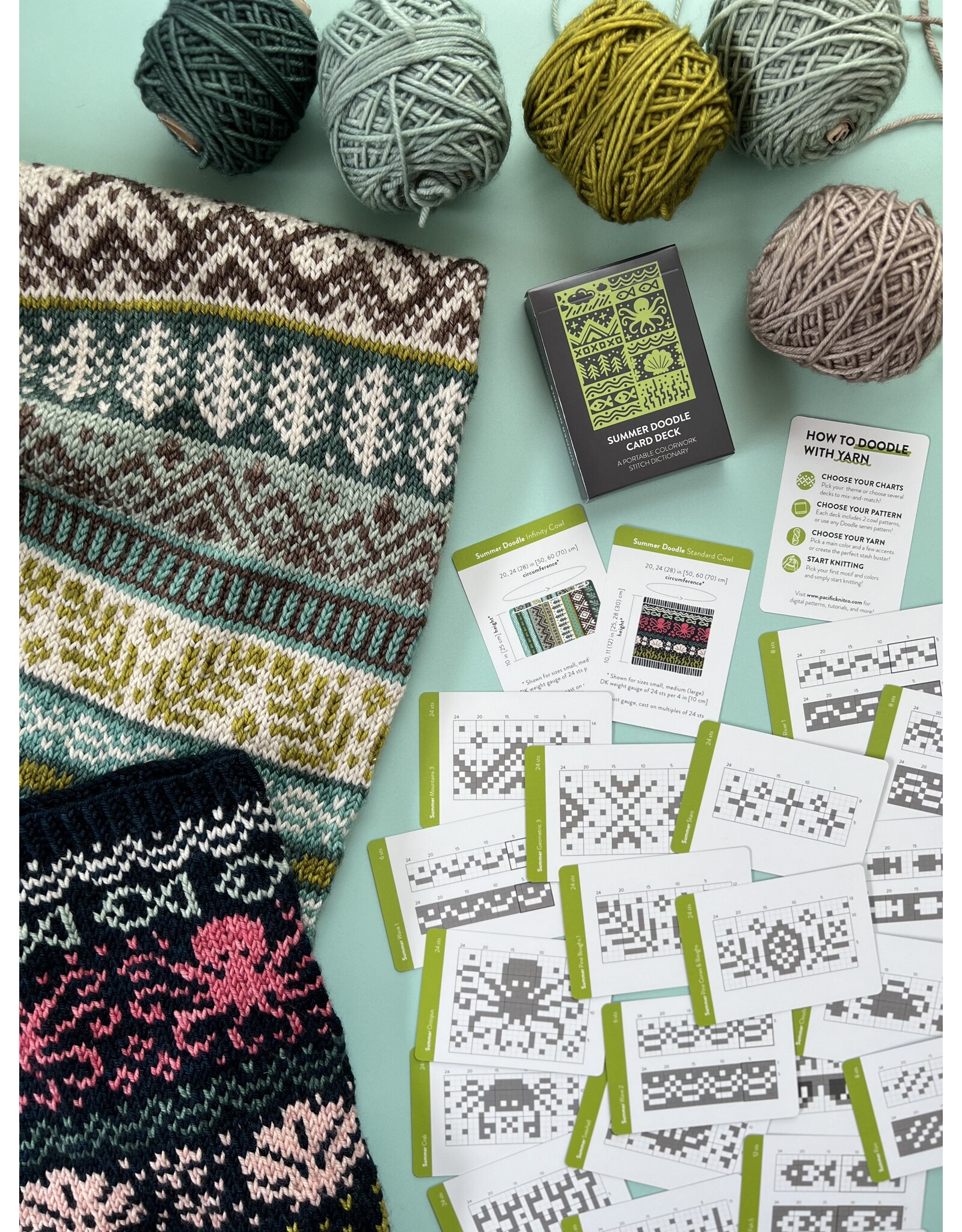 Pacific Knit Co Doodle Deck - Summer