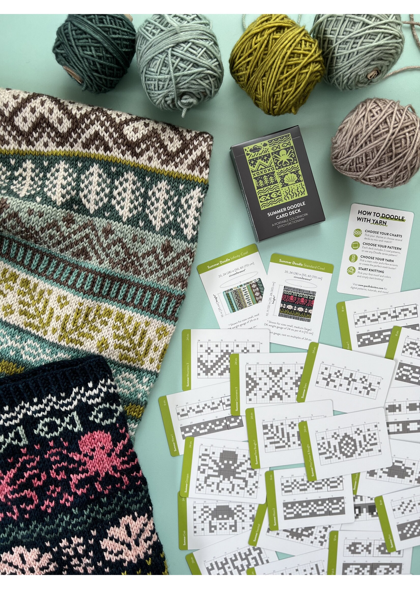 Pacific Knit Co Doodle Deck - Summer