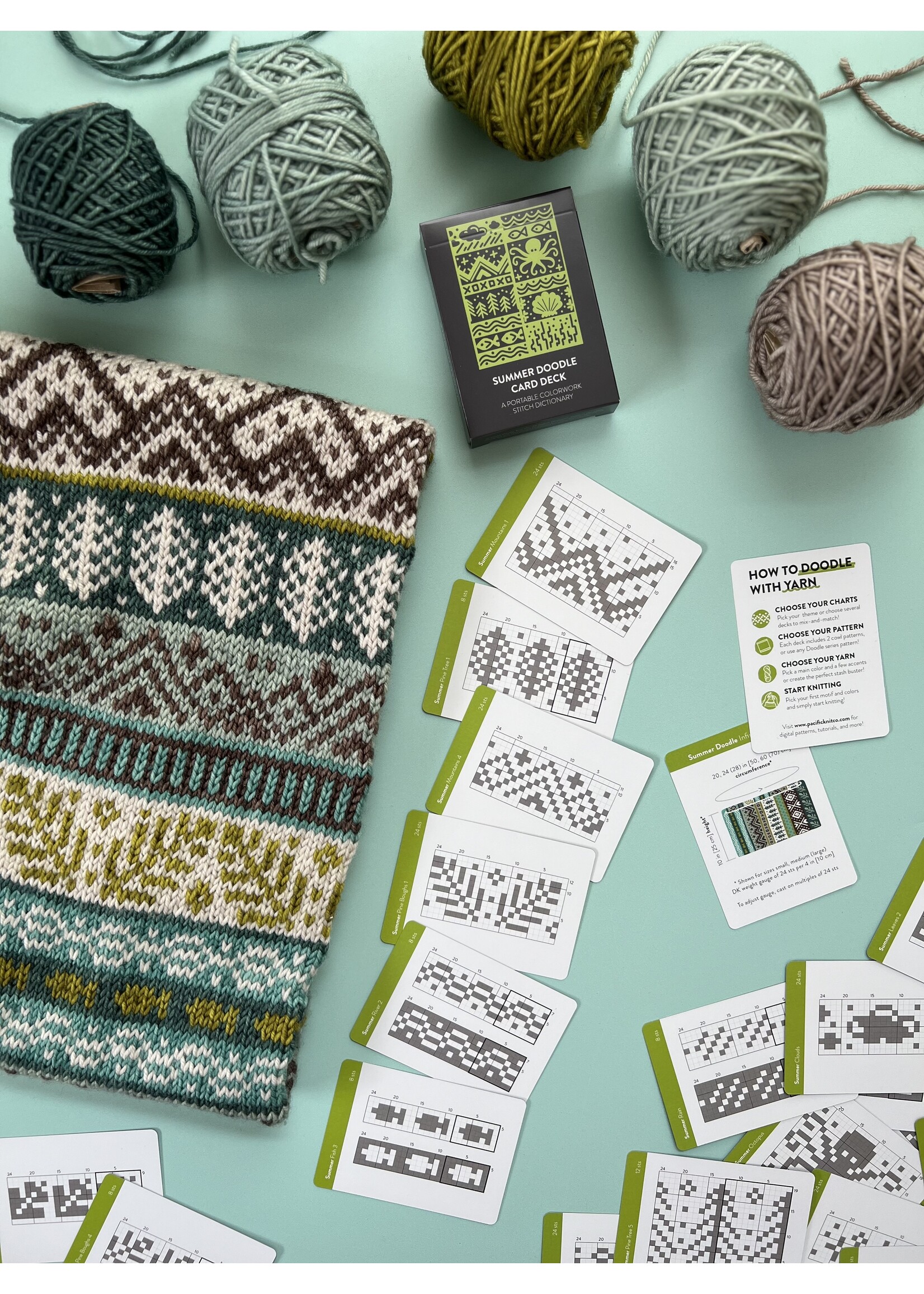 Pacific Knit Co Doodle Deck - Summer