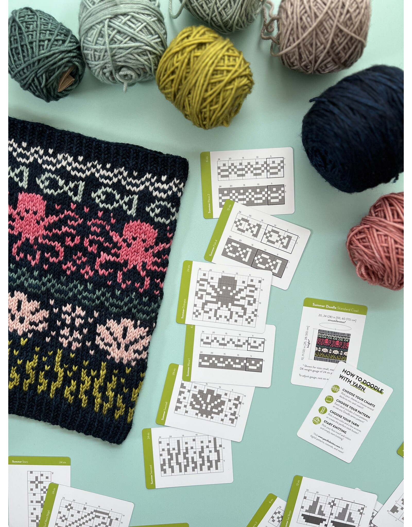 Pacific Knit Co Doodle Deck - Summer