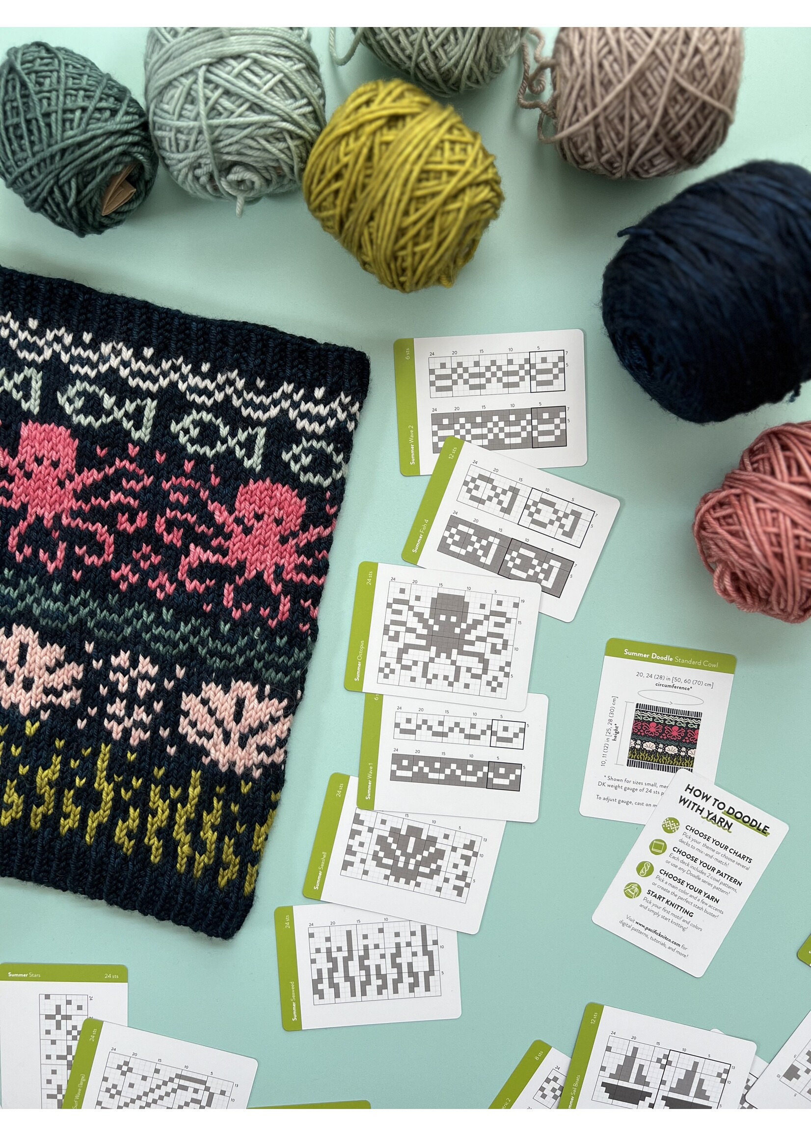 Pacific Knit Co Doodle Deck - Summer