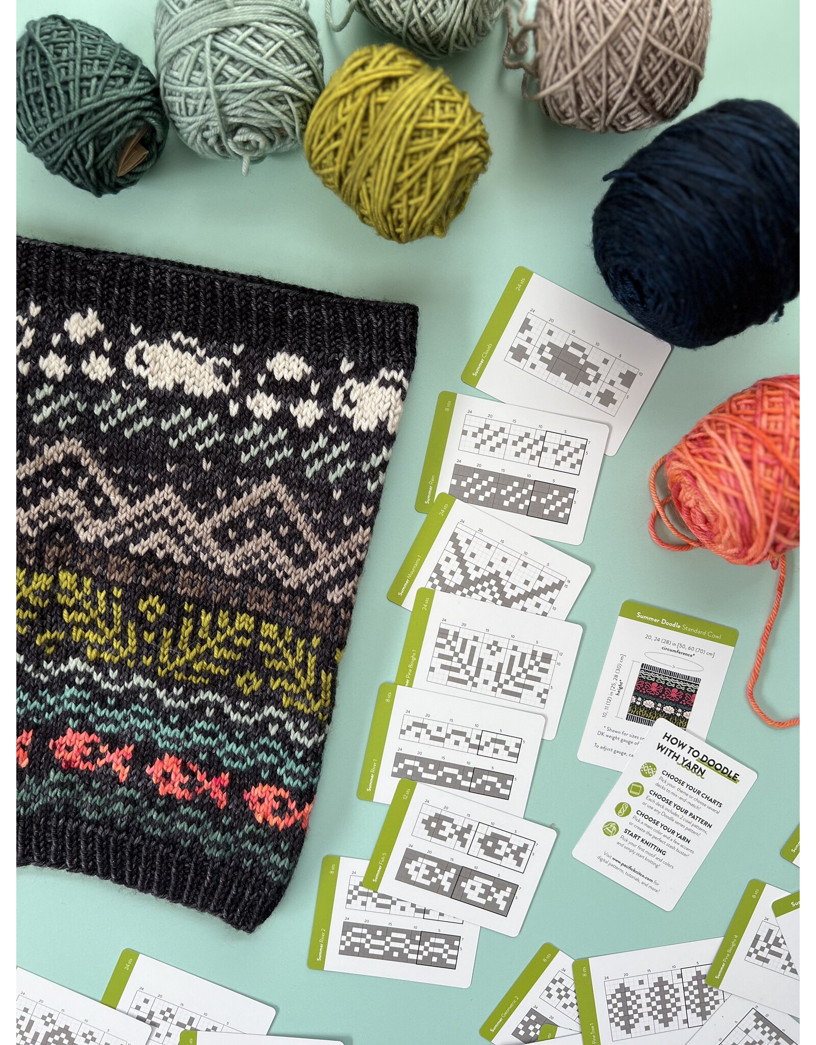 Pacific Knit Co Doodle Deck - Summer