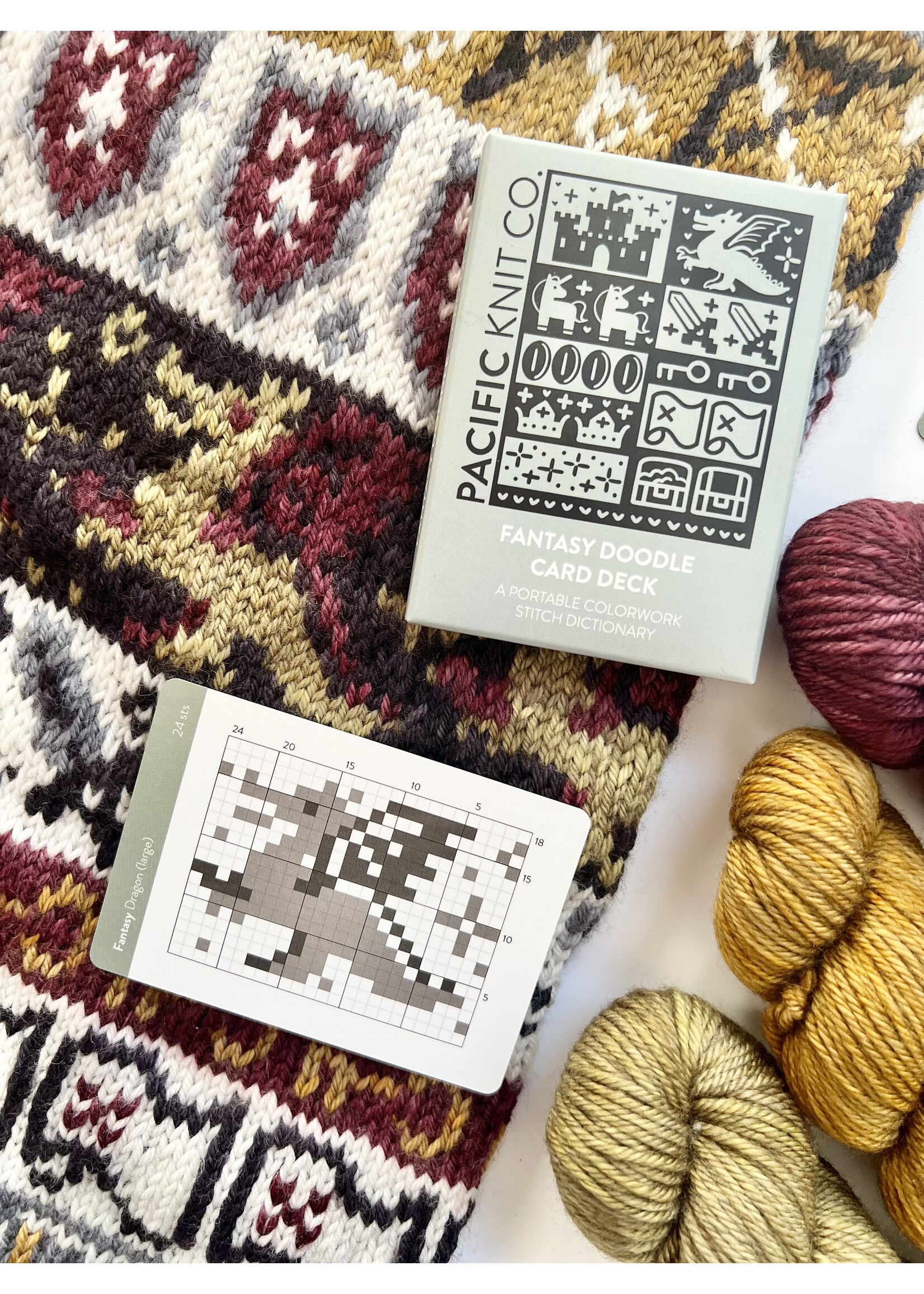 Pacific Knit Co Doodle Deck - Fantasy