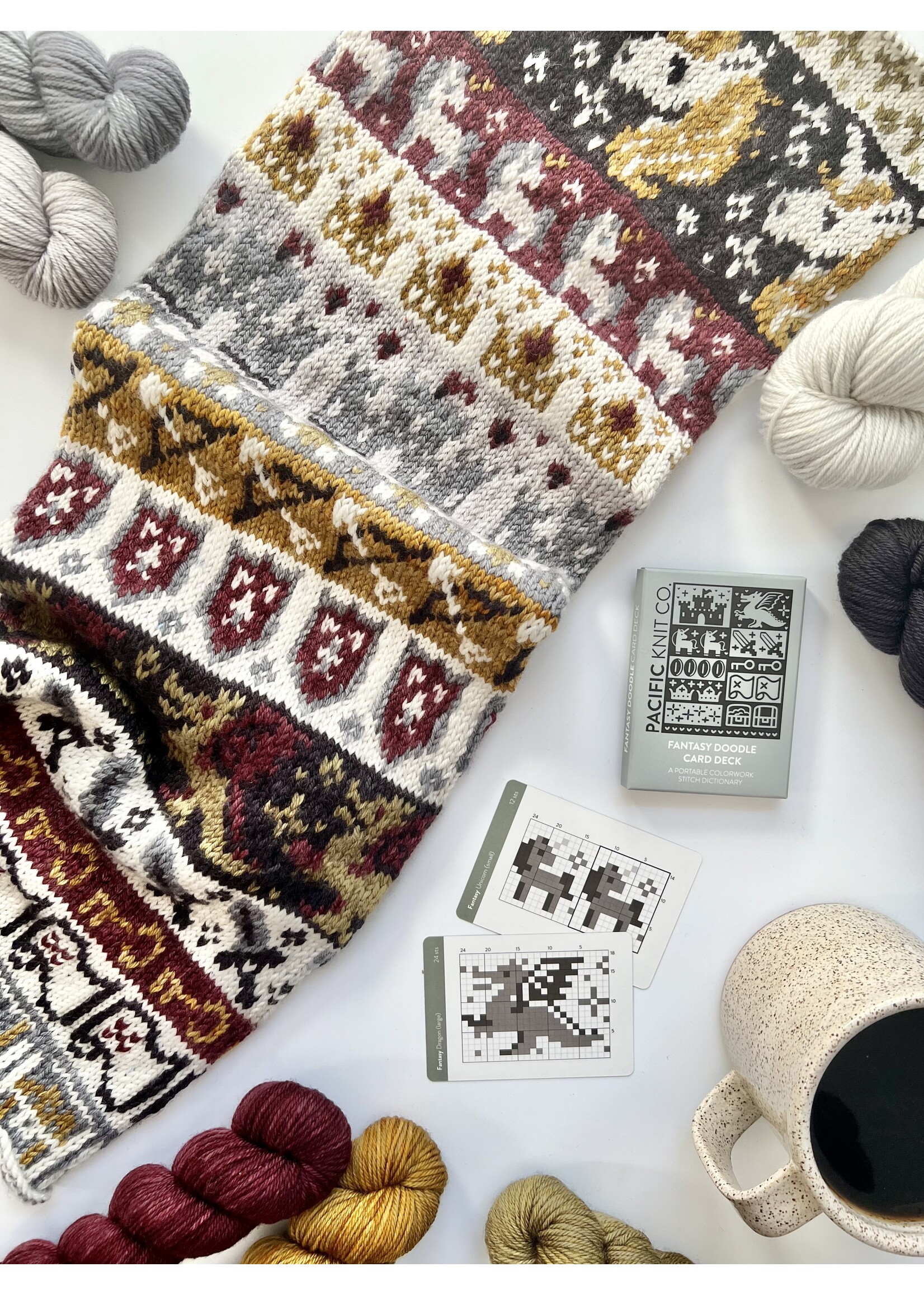 Pacific Knit Co Doodle Deck - Fantasy