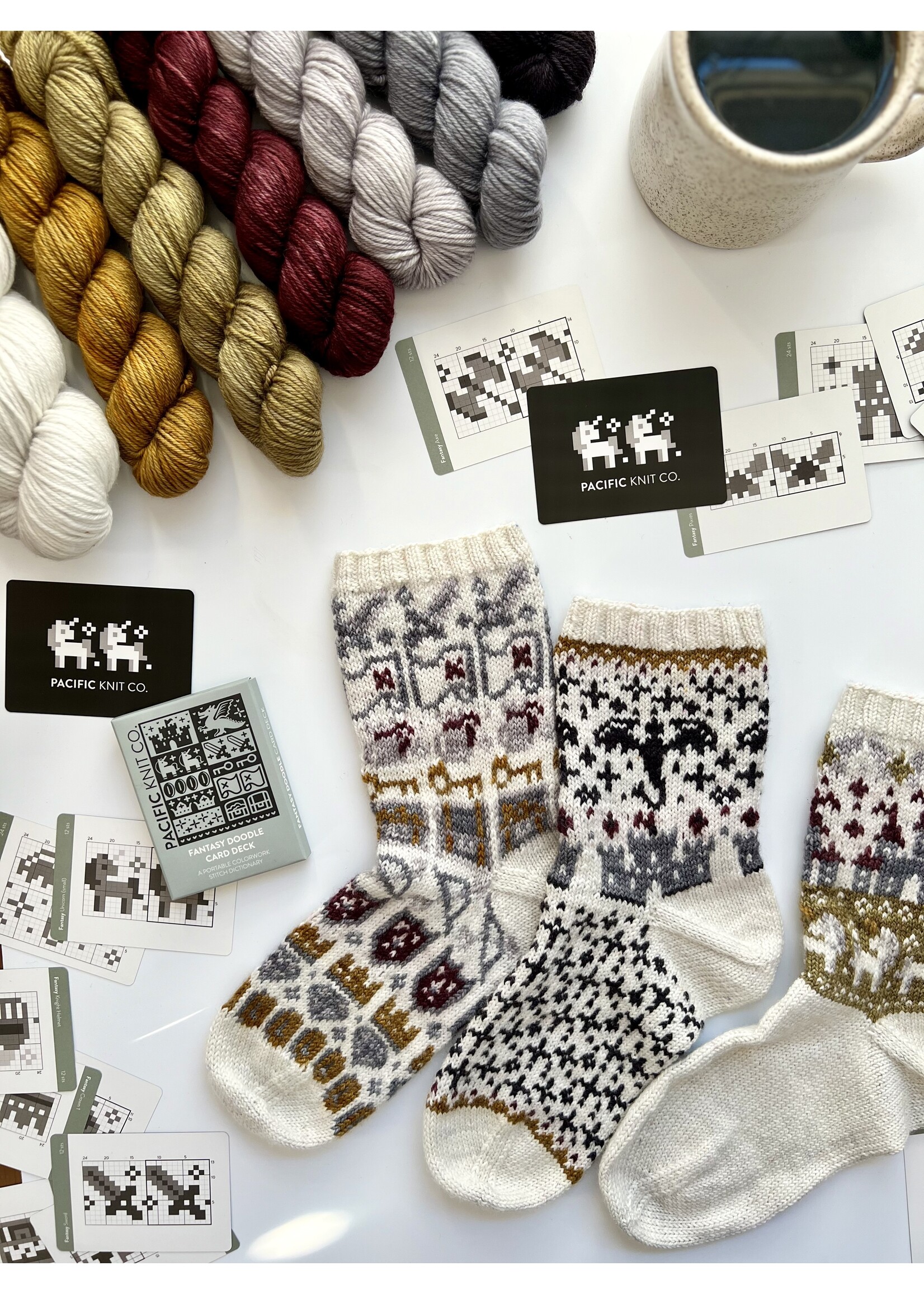 Pacific Knit Co Doodle Deck - Fantasy