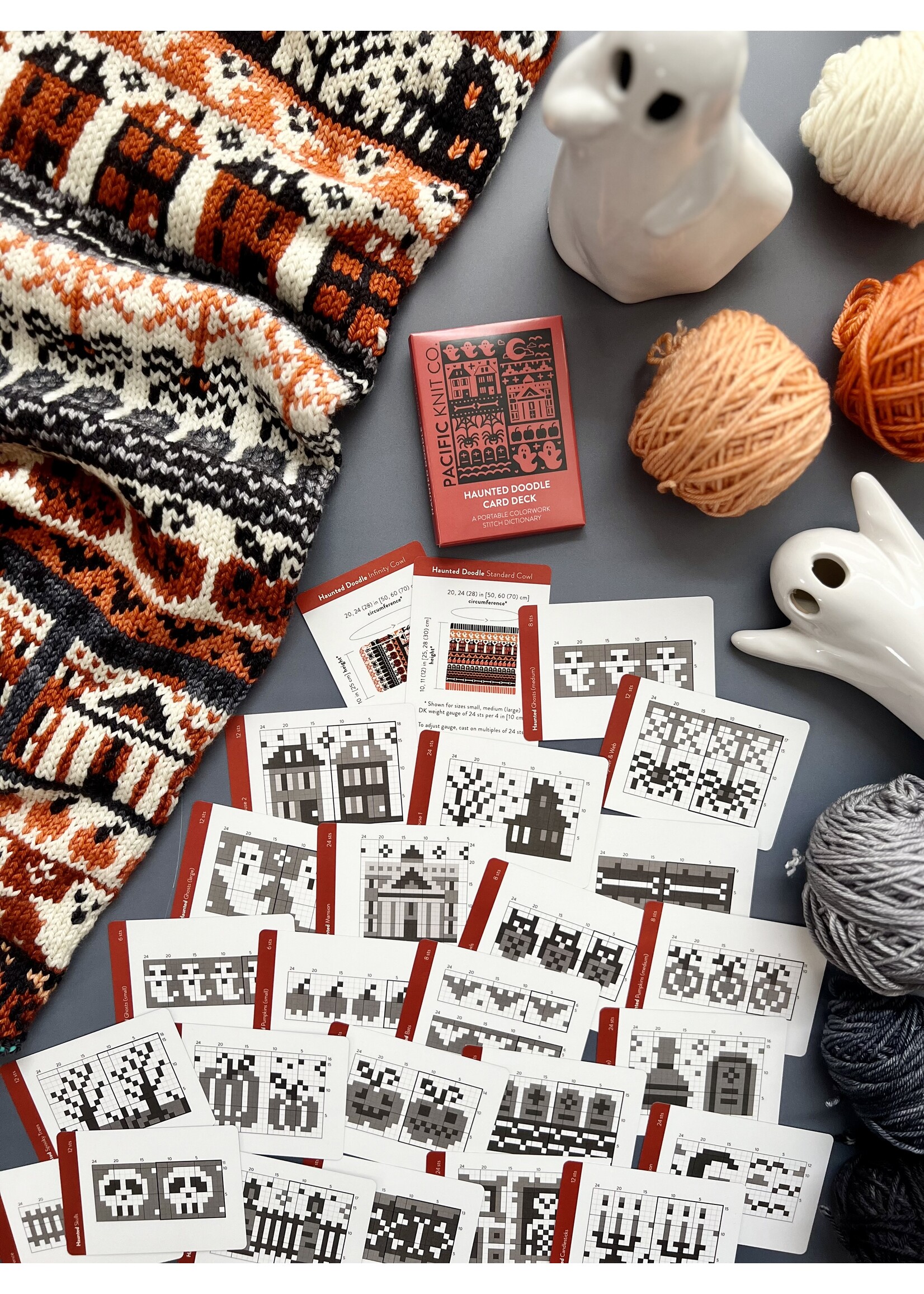 Pacific Knit Co Doodle Deck - Haunted