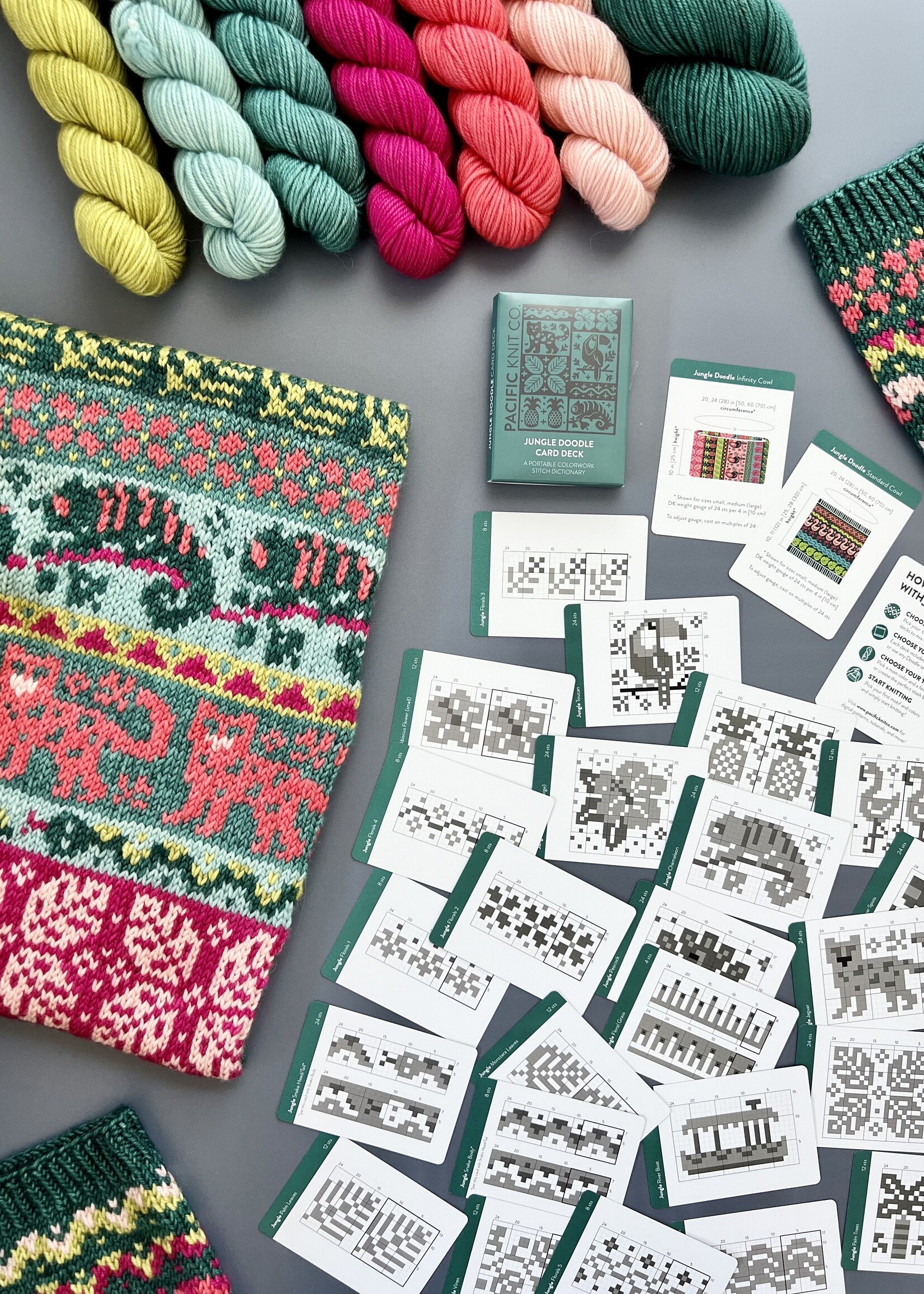 Pacific Knit Co Doodle Deck - Jungle