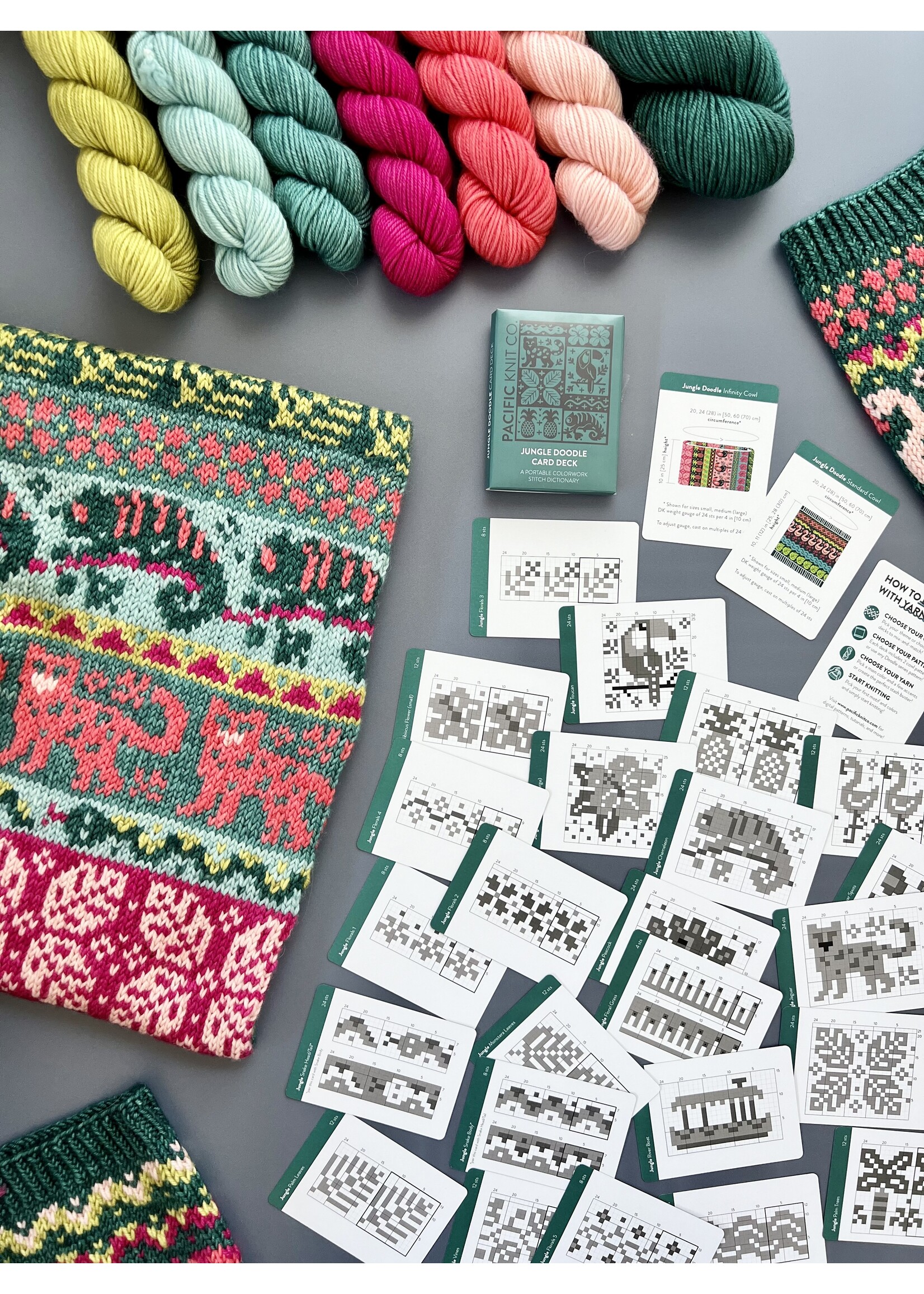Pacific Knit Co Doodle Deck - Jungle