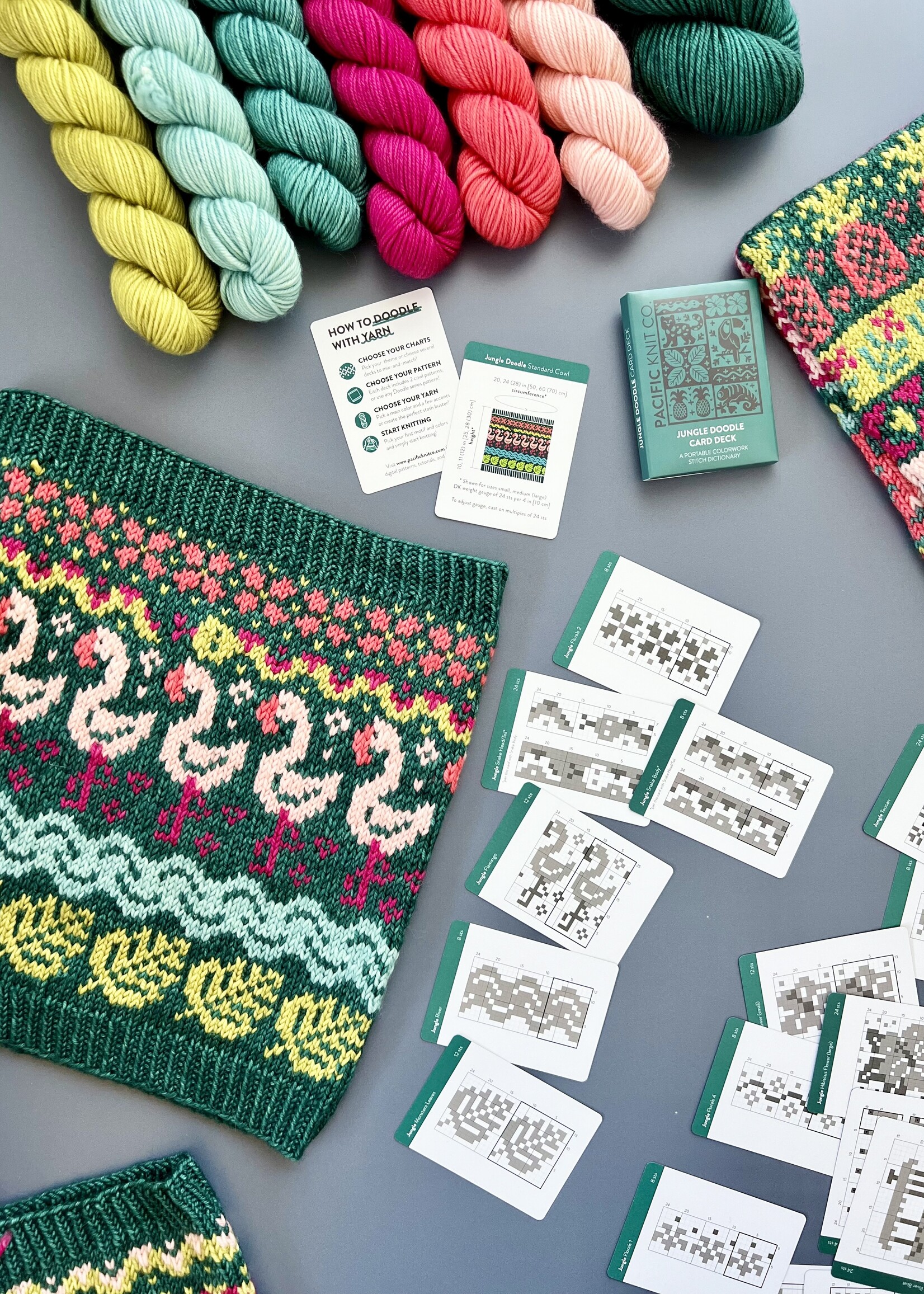 Pacific Knit Co Doodle Deck - Jungle