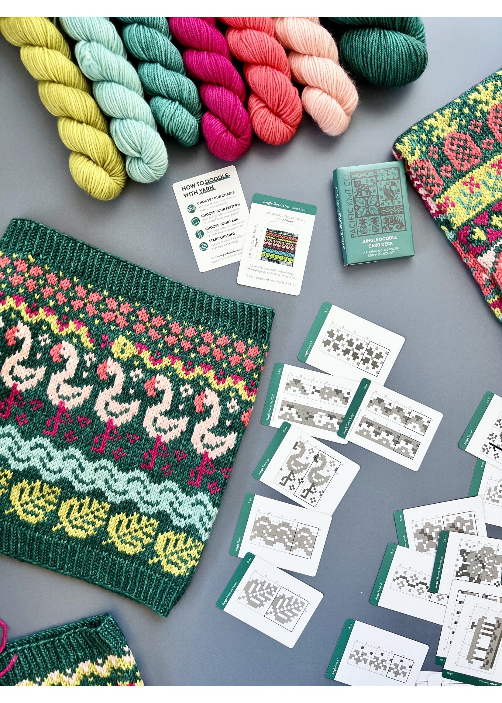 Pacific Knit Co Doodle Deck - Jungle
