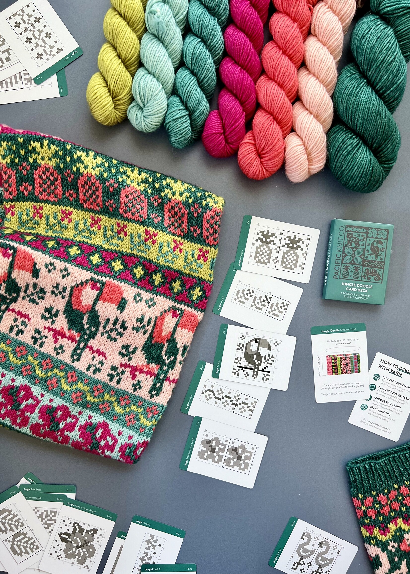 Pacific Knit Co Doodle Deck - Jungle