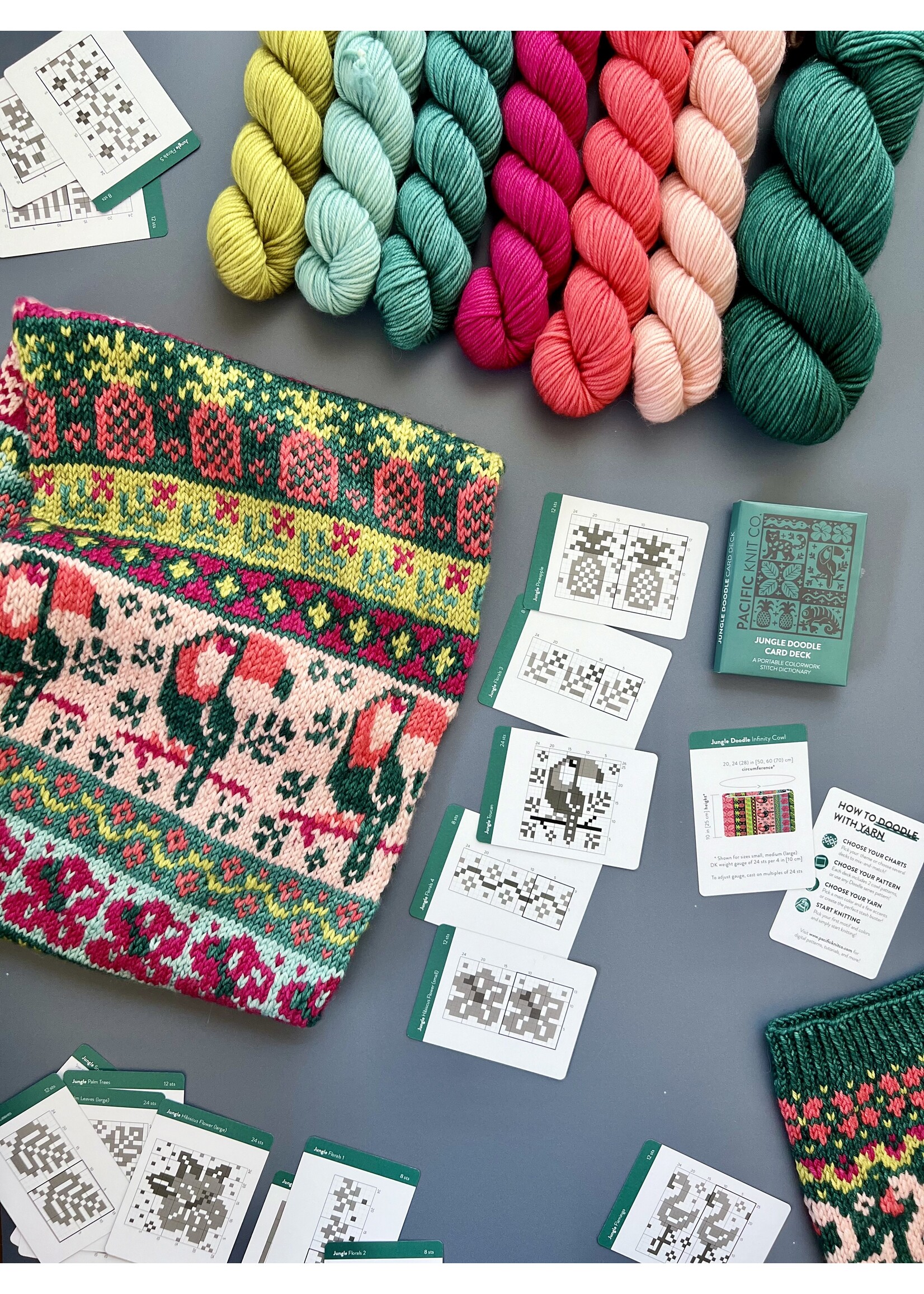 Pacific Knit Co Doodle Deck - Jungle
