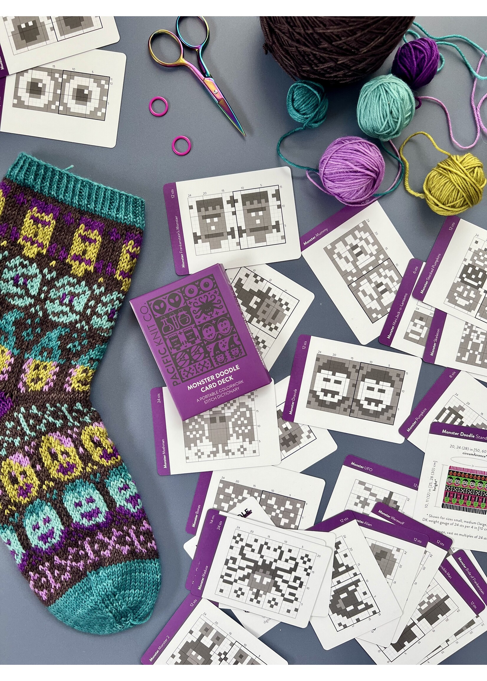 Pacific Knit Co Doodle Deck - Monster