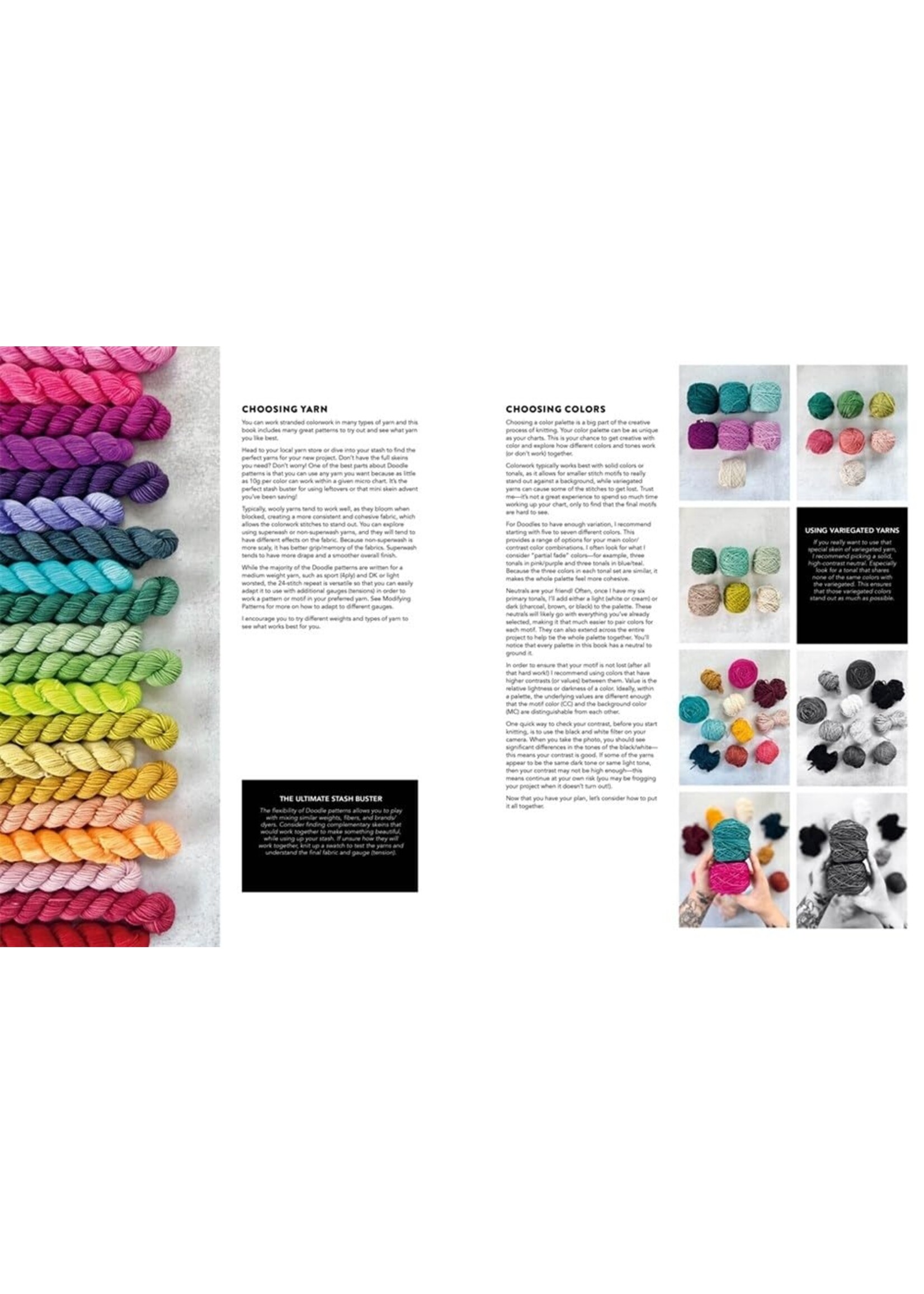 Pacific Knit Co The Doodle Knit Directory: 200 Playful Colorwork Motifs for Knitted Accessories Book by Jamie Lomax