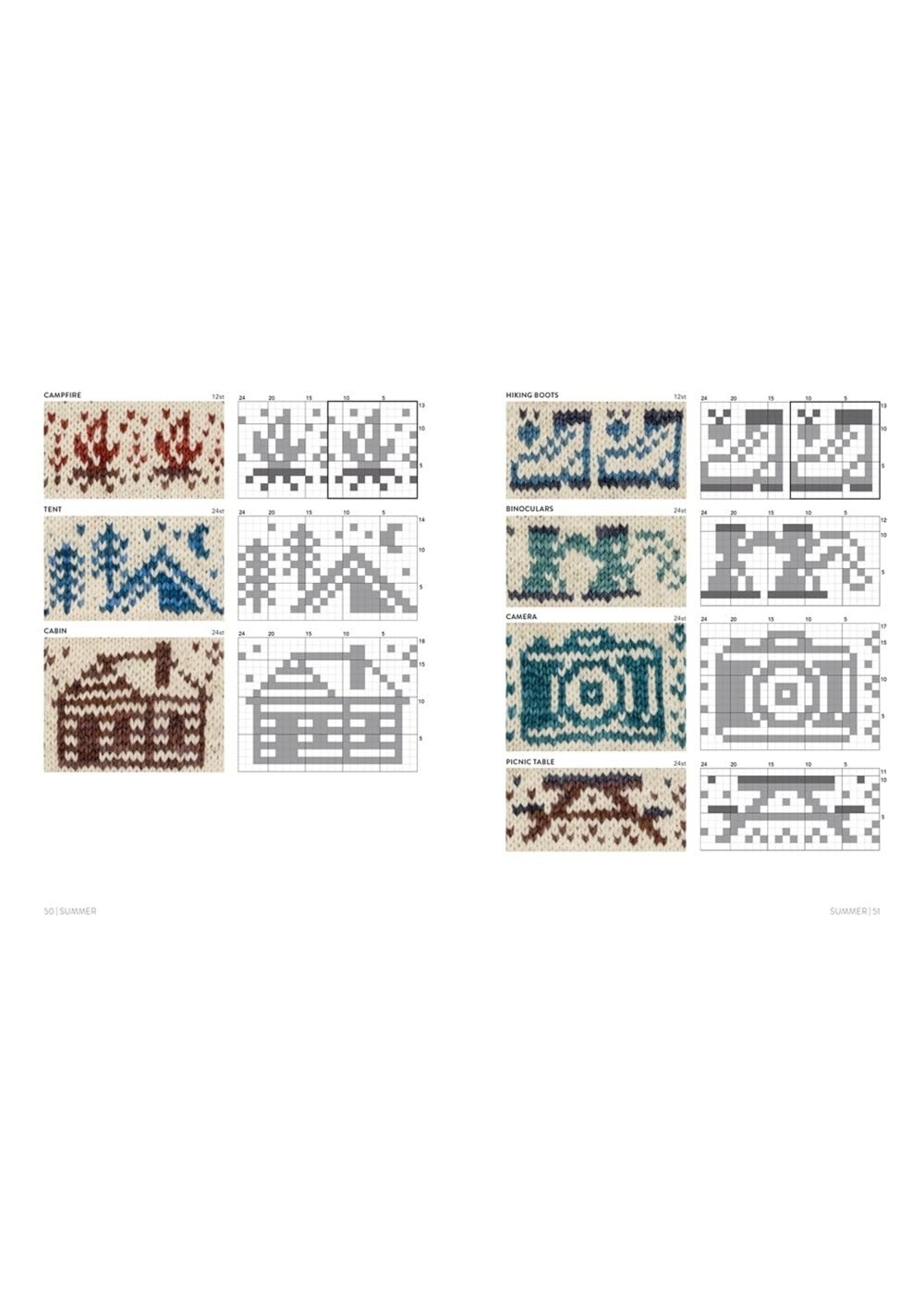 Pacific Knit Co The Doodle Knit Directory: 200 Playful Colorwork Motifs for Knitted Accessories Book by Jamie Lomax