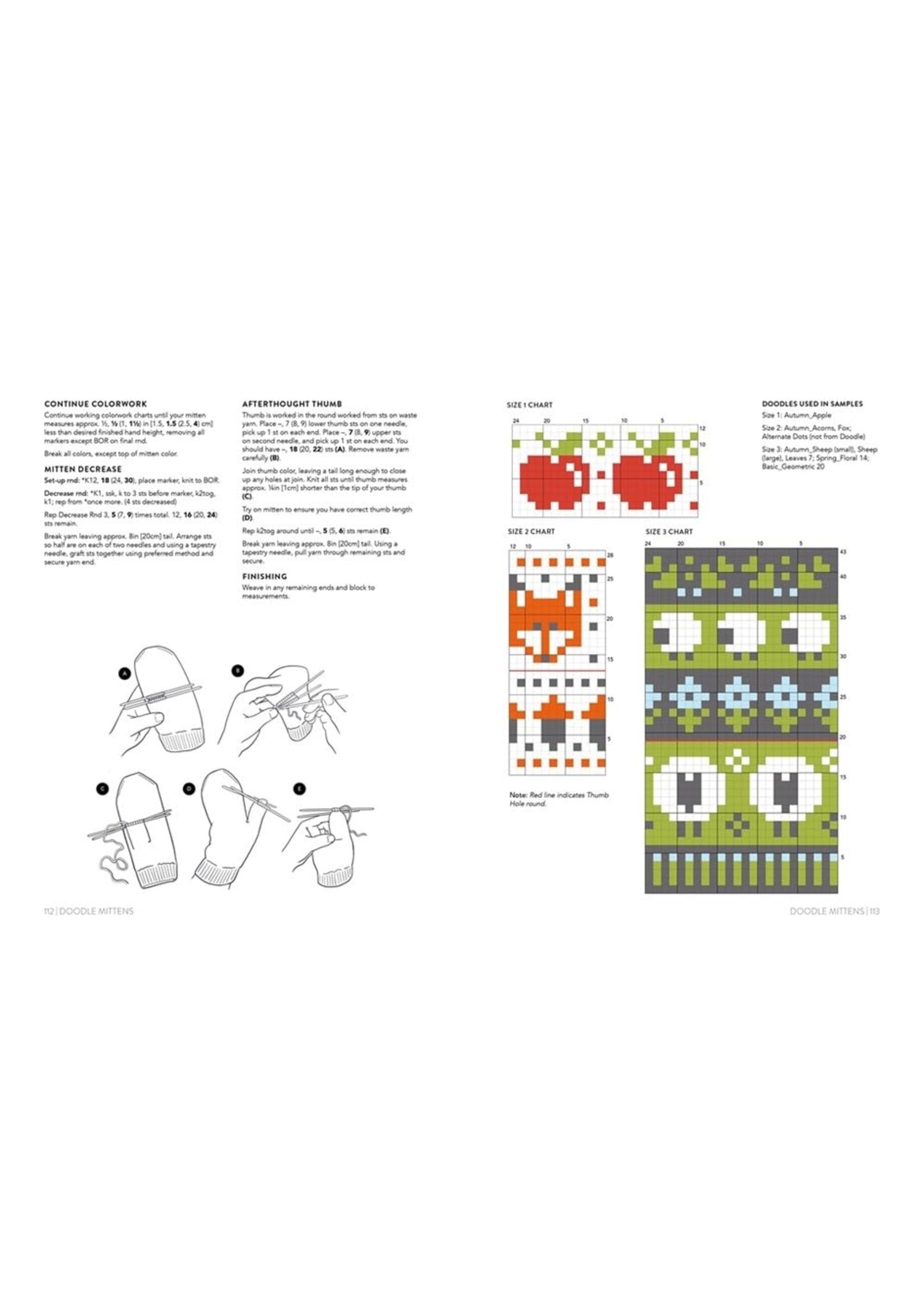 Pacific Knit Co The Doodle Knit Directory: 200 Playful Colorwork Motifs for Knitted Accessories Book by Jamie Lomax