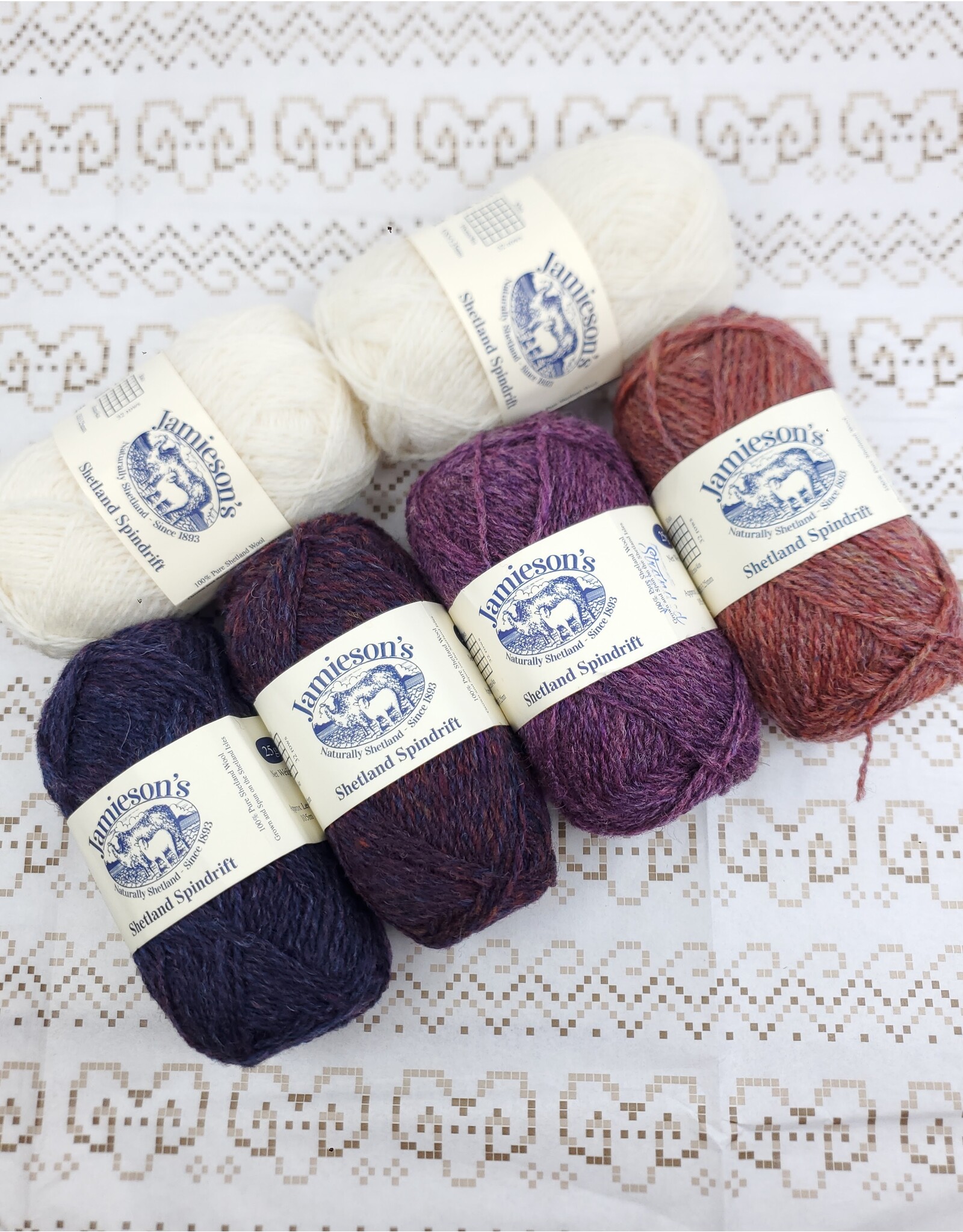 Jamieson's of Shetland Skalva Socks Shetland Kit