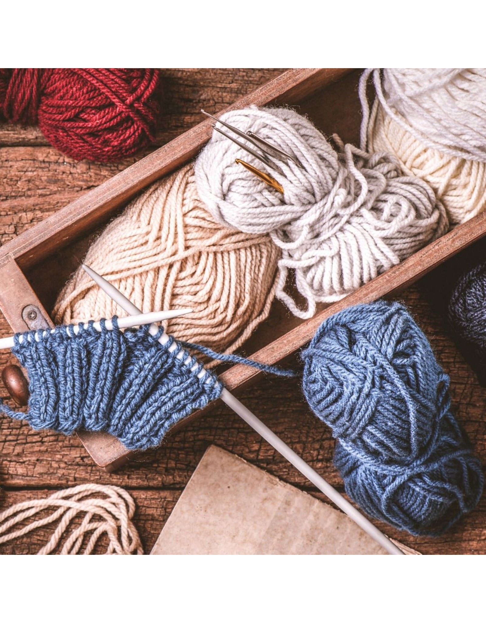 Stranded by the Sea Discovery of Stitches - Beginner Knitting Group