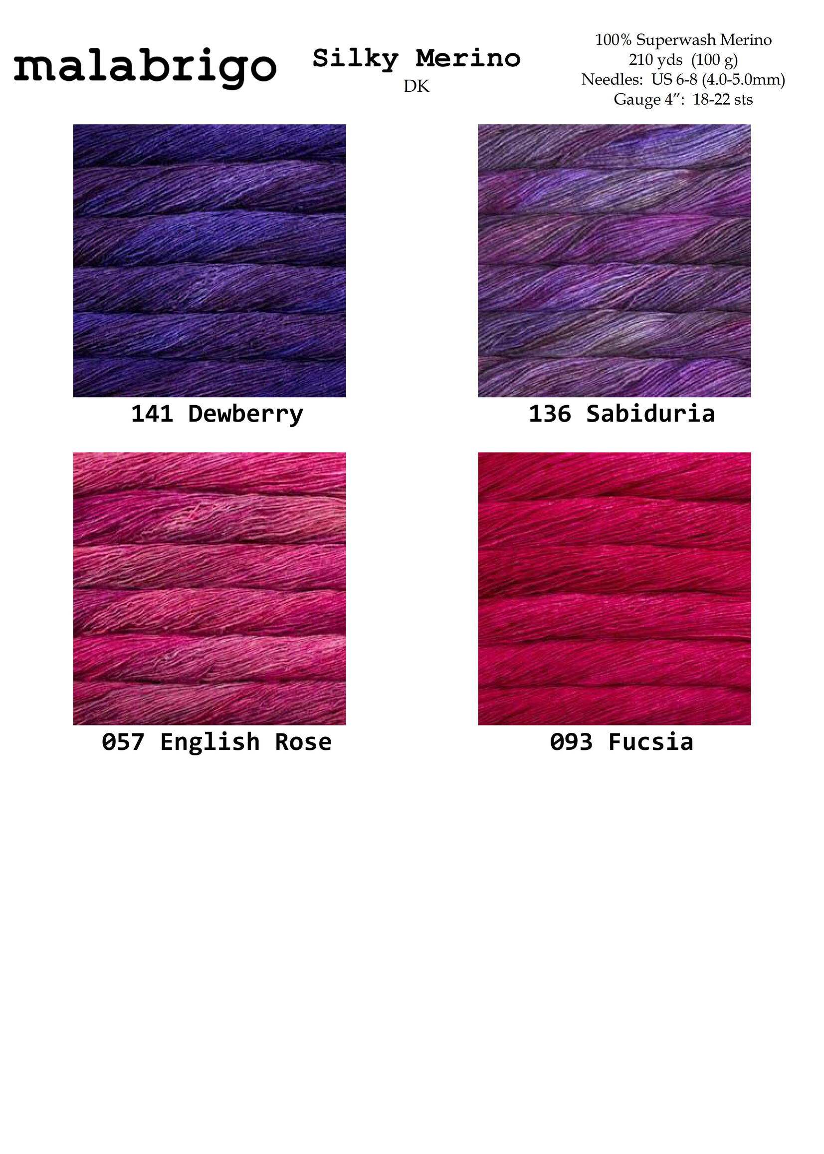 Malabrigo Malabrigo Silky Merino