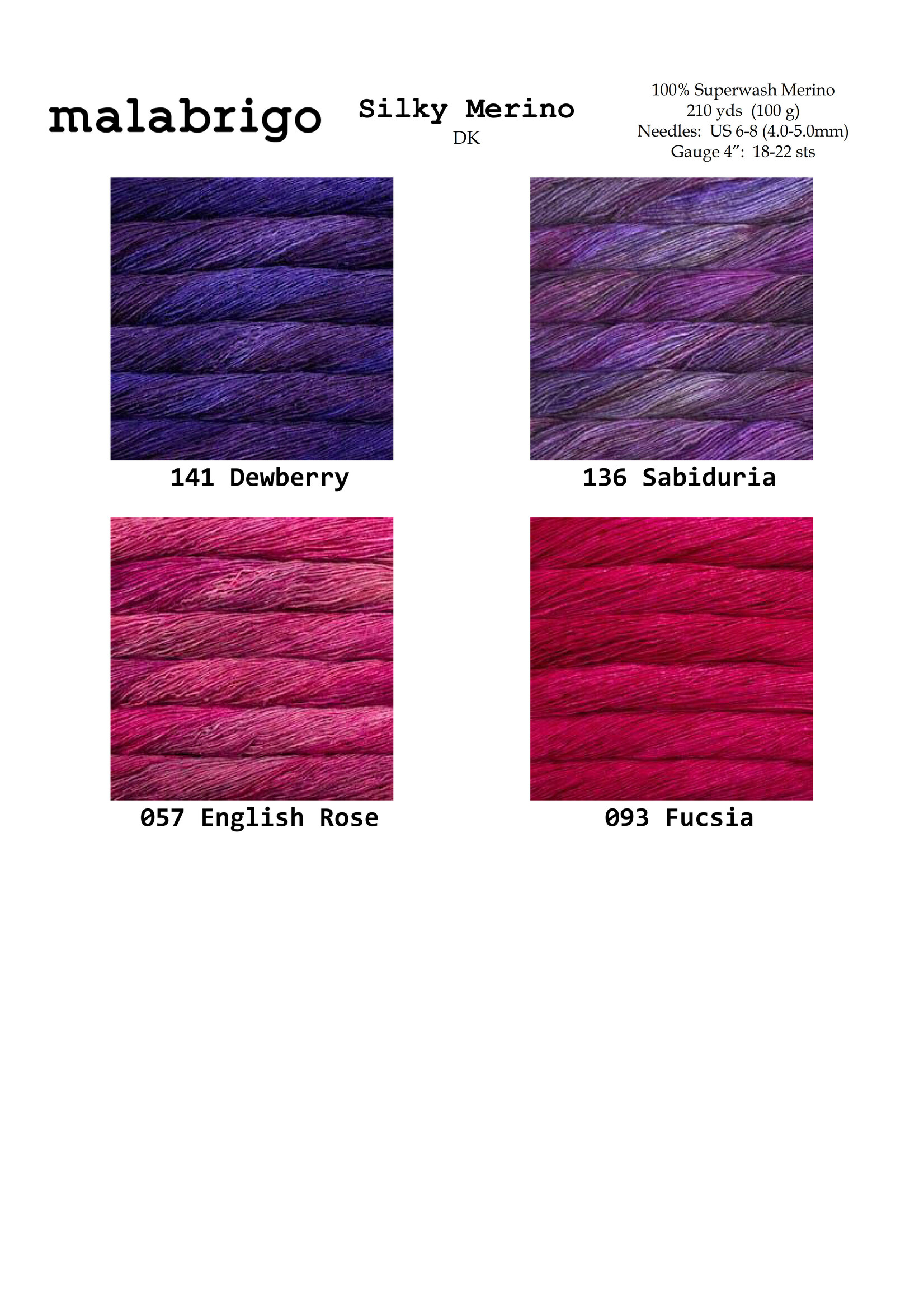Malabrigo Malabrigo Silky Merino