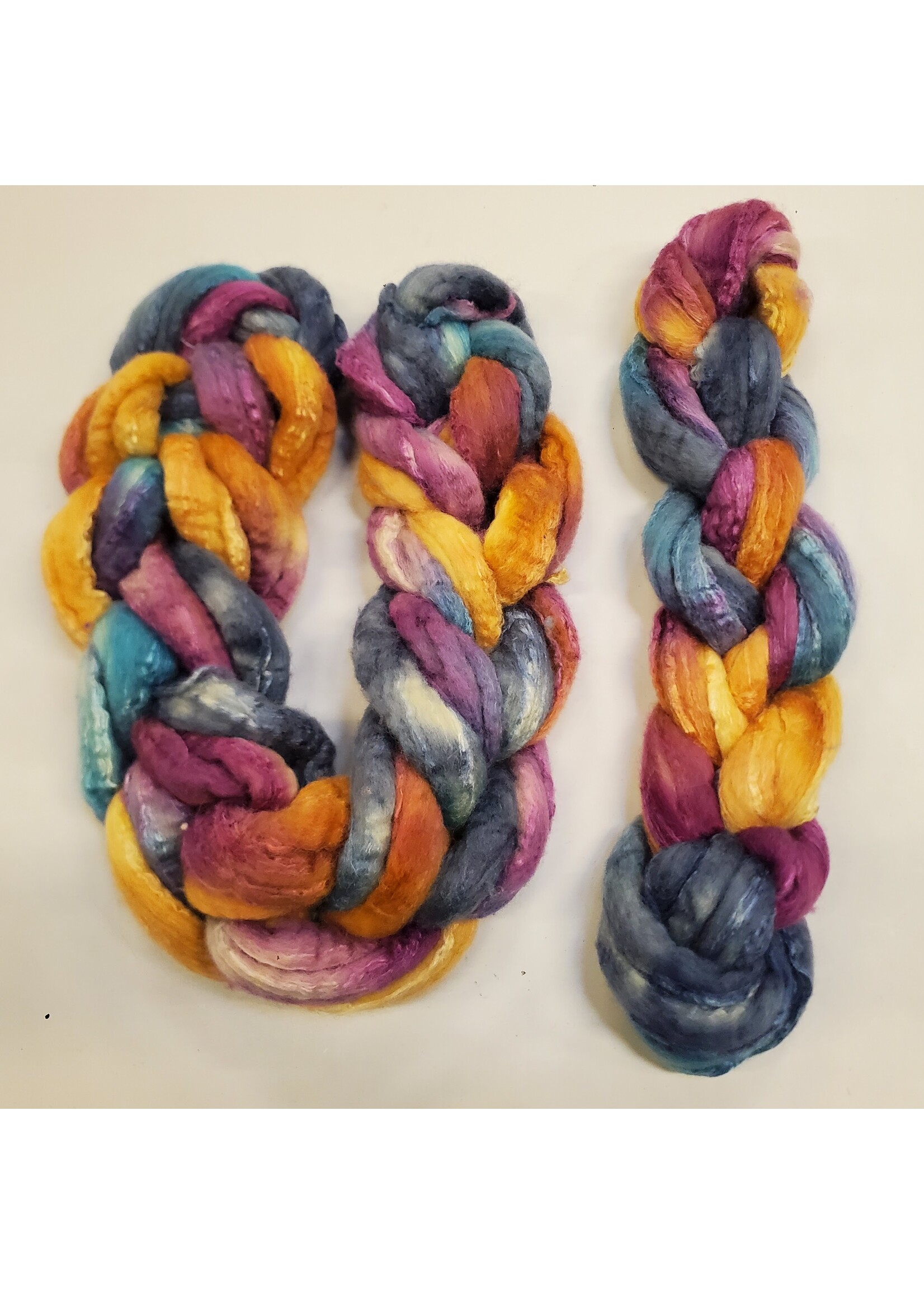 Stranded Studio Team Stranded 2025 Colorway on BFL Silk - 4 oz