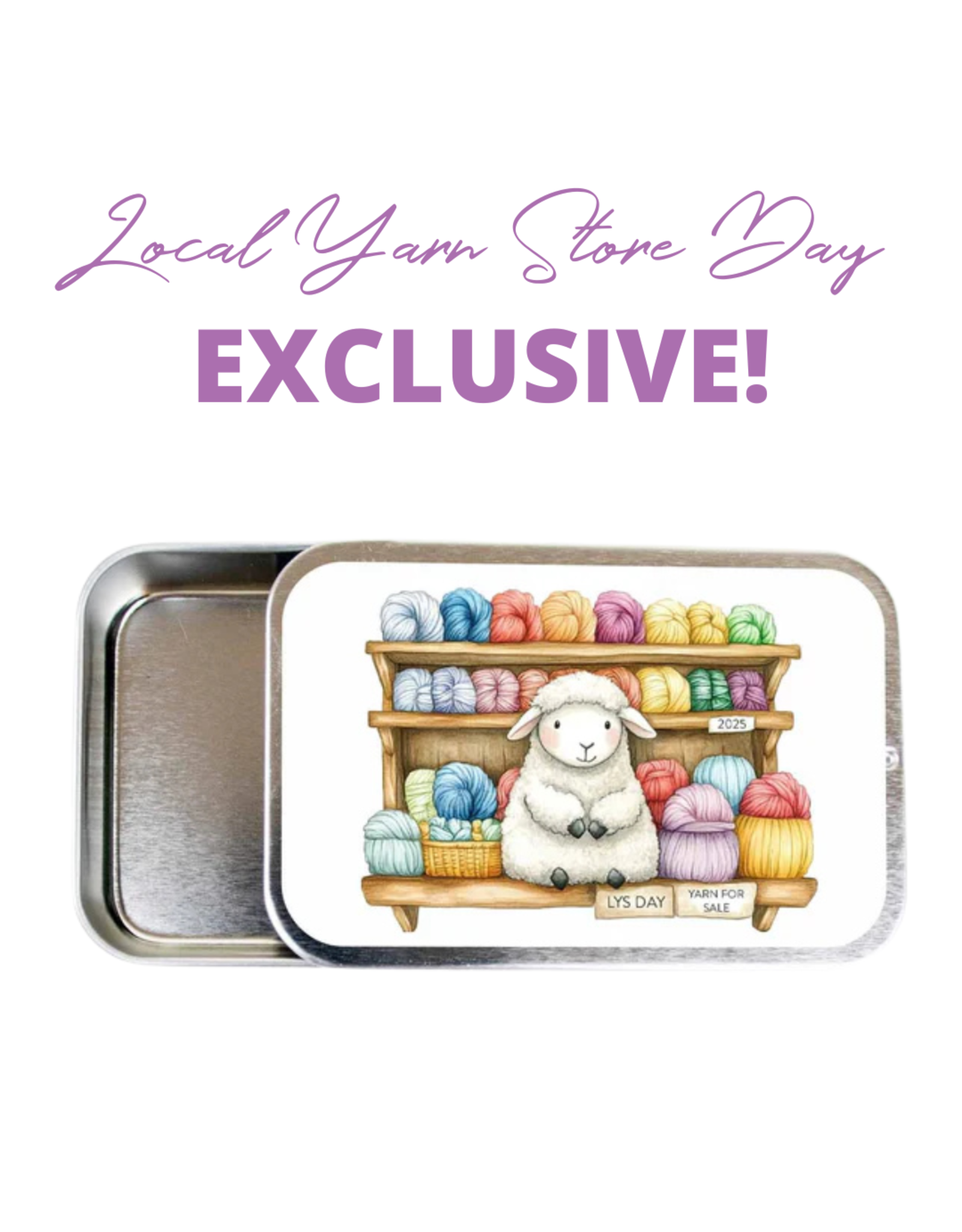 twice sheared sheep twice sheared sheep LYS Day Tin