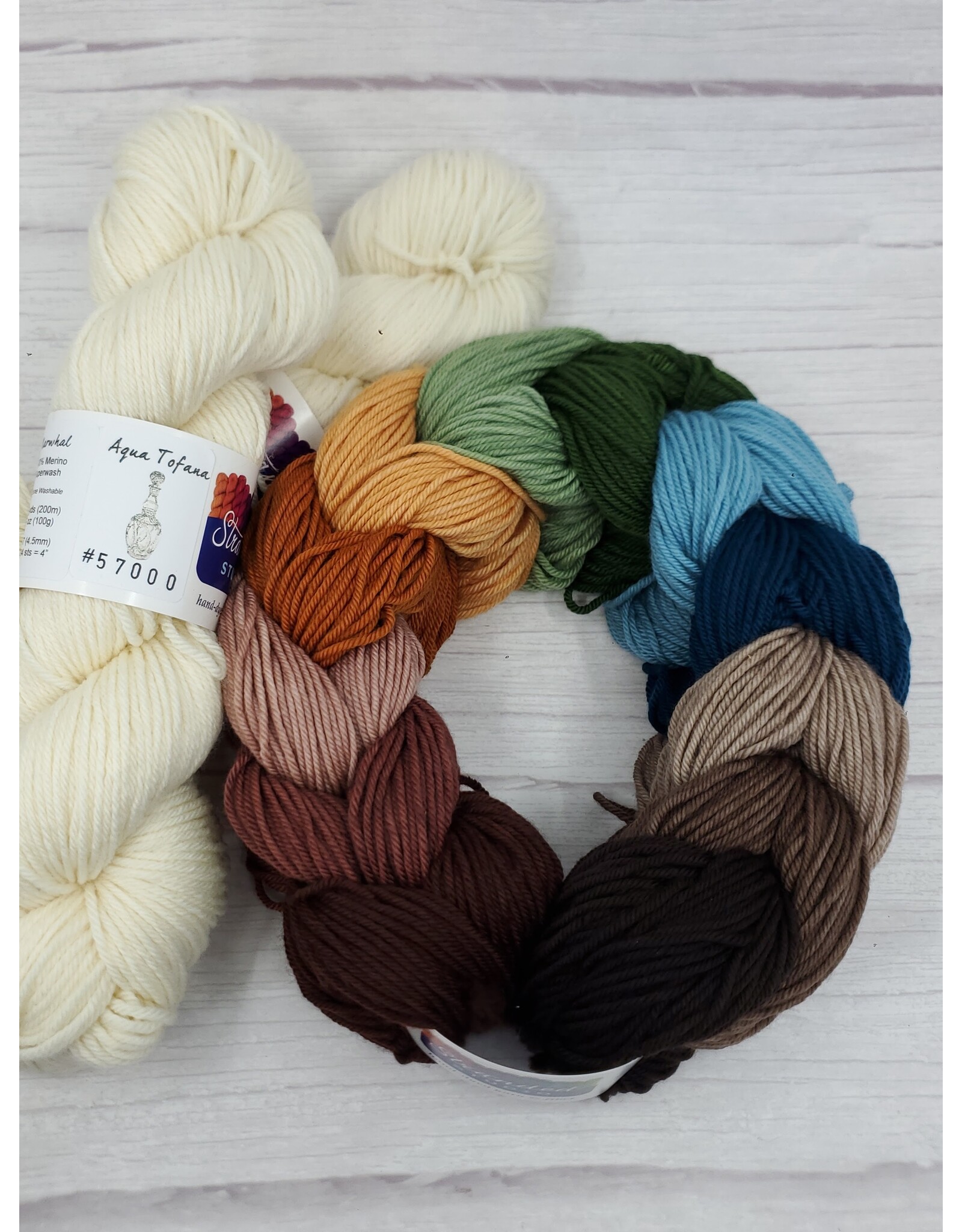 Stranded Studio Narwhal 20g LYS Tour Set 12 Woodland Creatures 2025