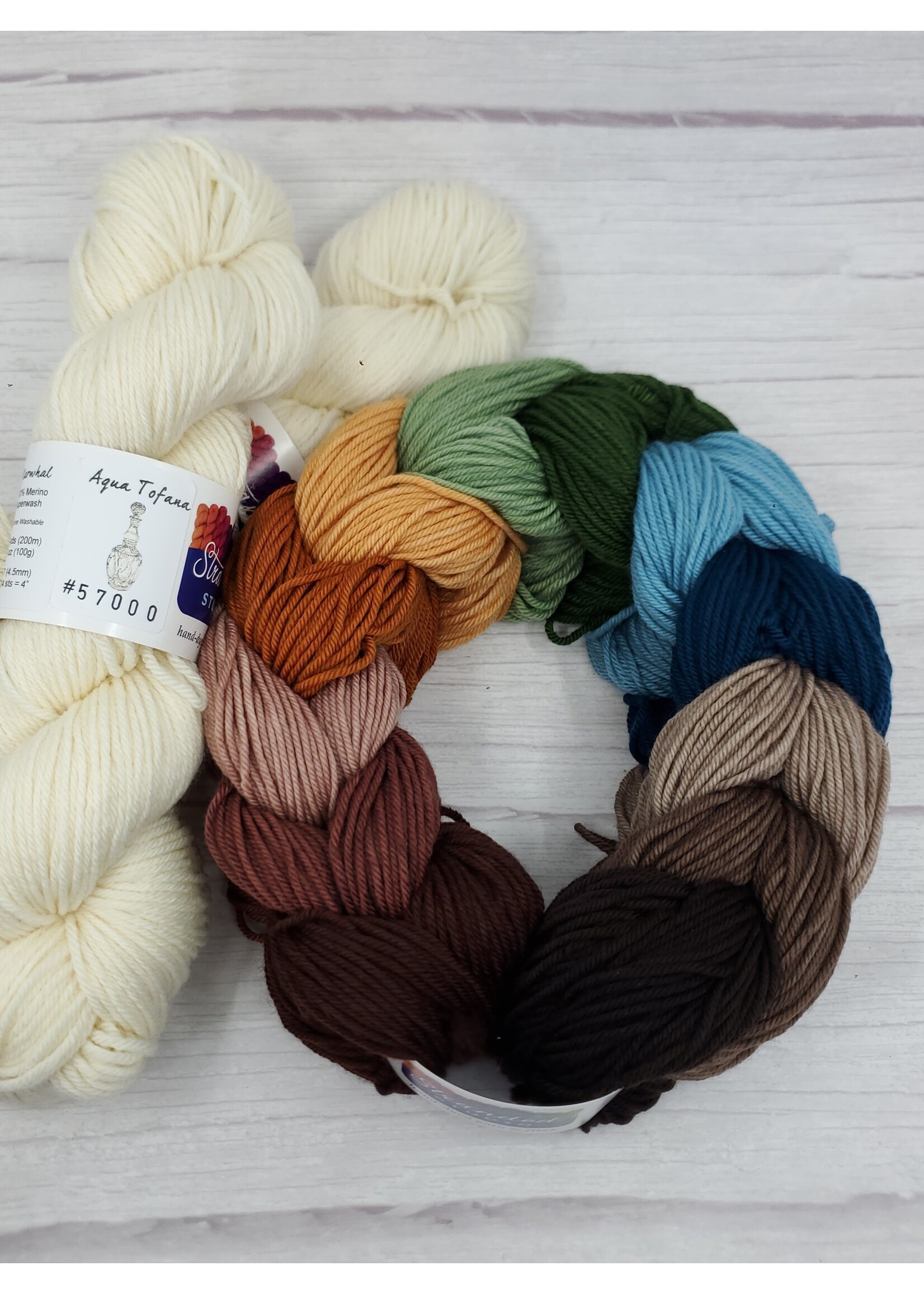Stranded Studio Narwhal 20g LYS Tour Set 12 Woodland Creatures 2025