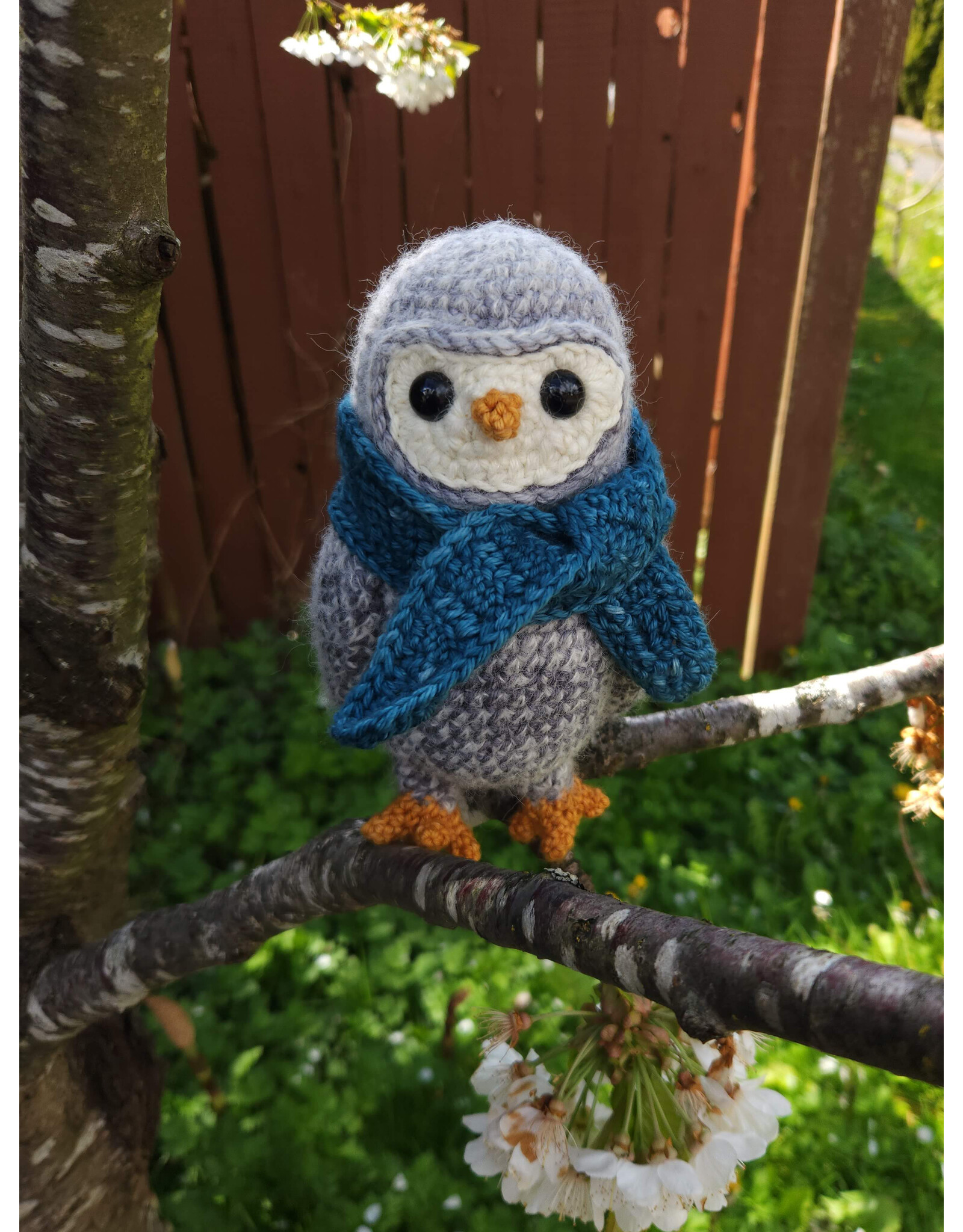 Stranded Studio Wooly Strix Crochet Set Charcoal Narwhal