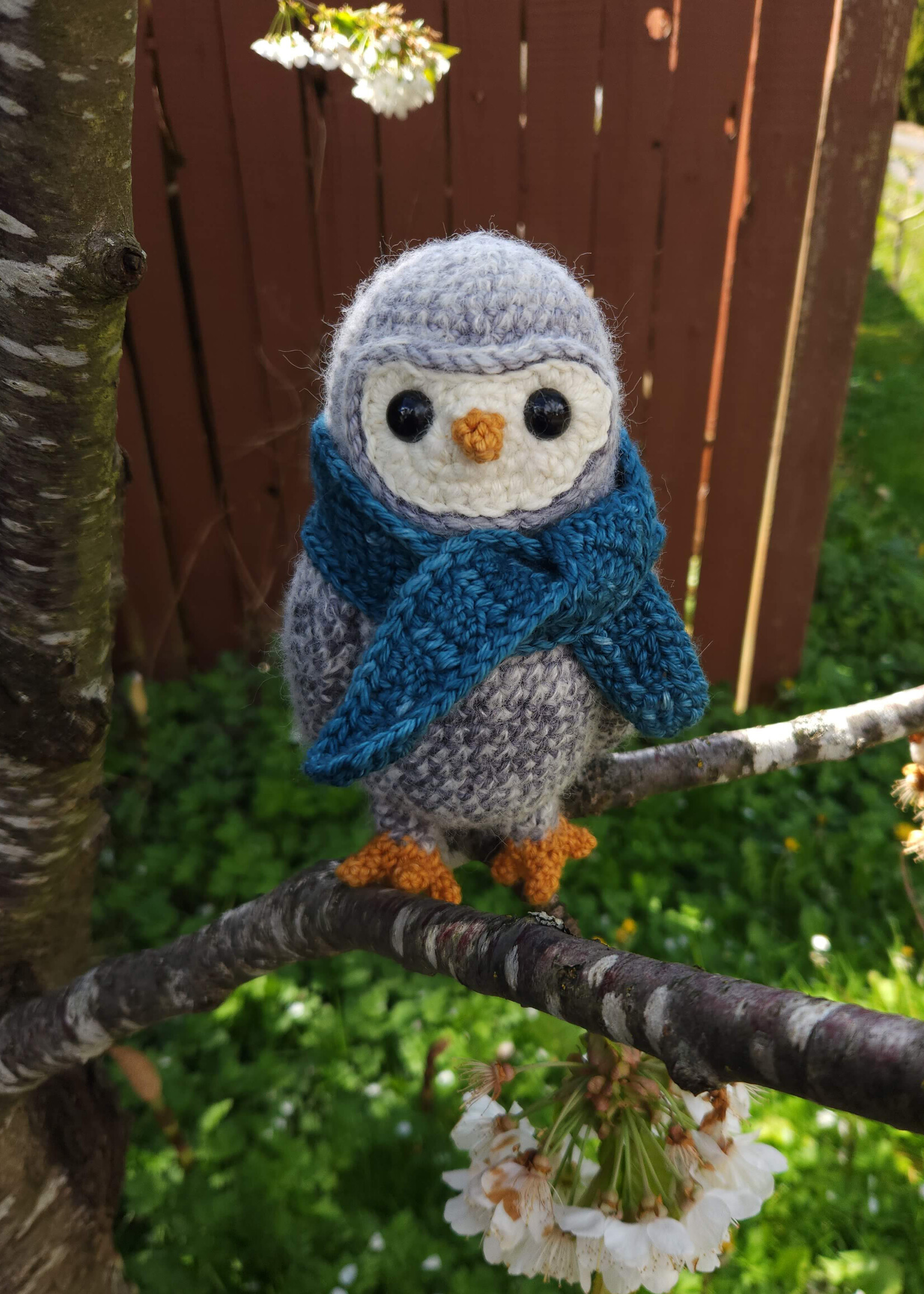Stranded Studio Wooly Strix Crochet Set Charcoal Narwhal