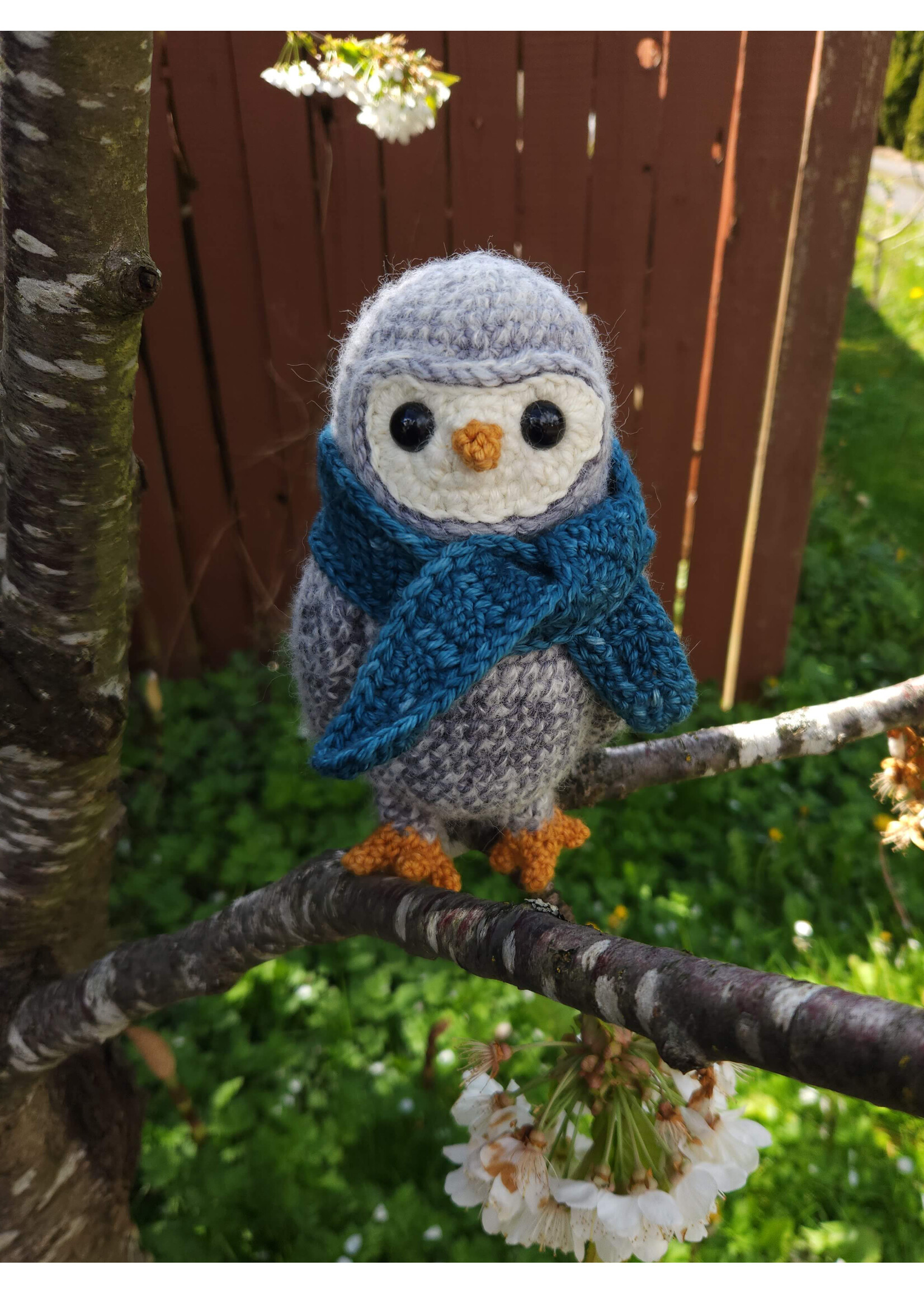 Stranded Studio Wooly Strix Crochet Set Charcoal Narwhal