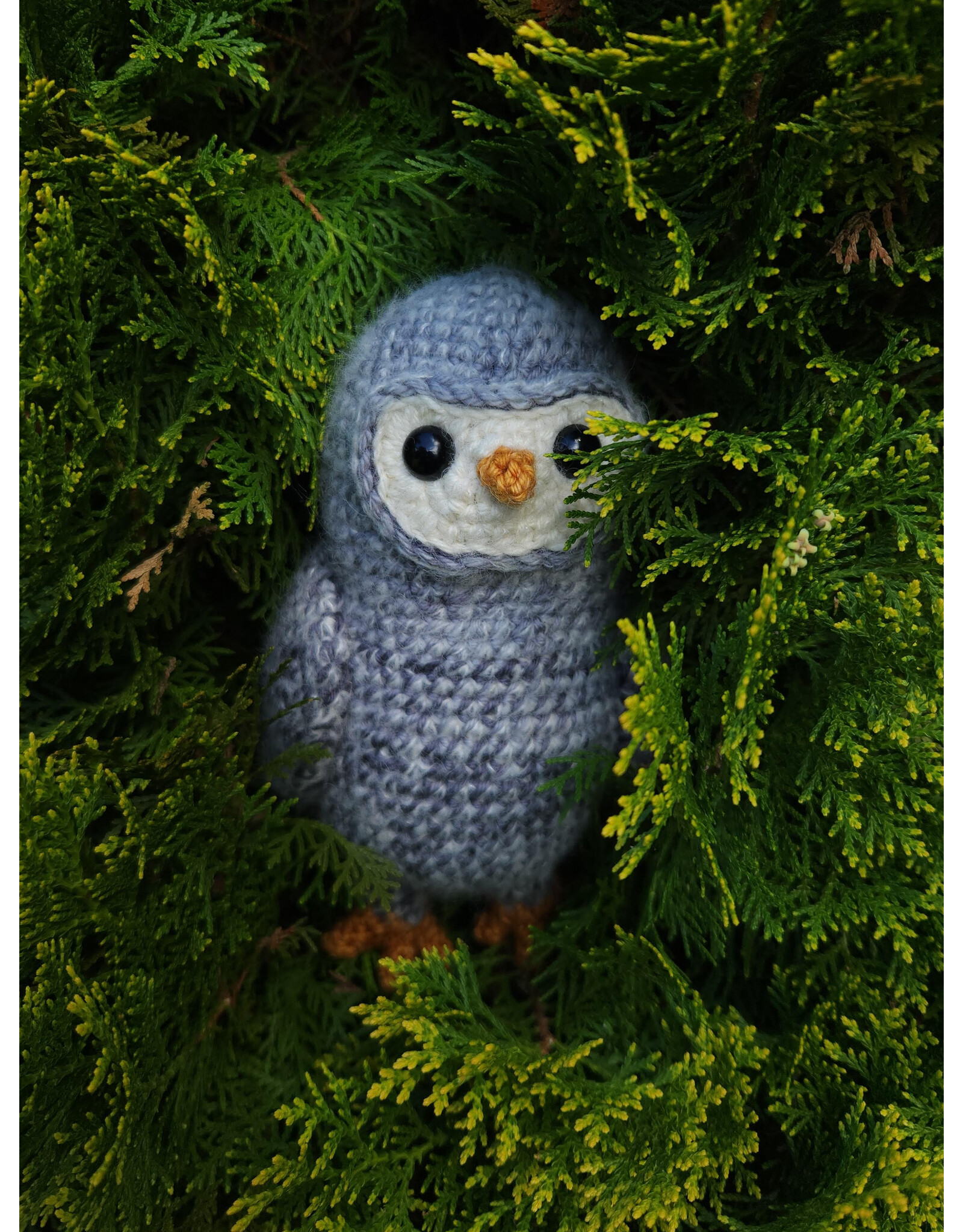 Stranded Studio Wooly Strix Crochet Set Charcoal Narwhal