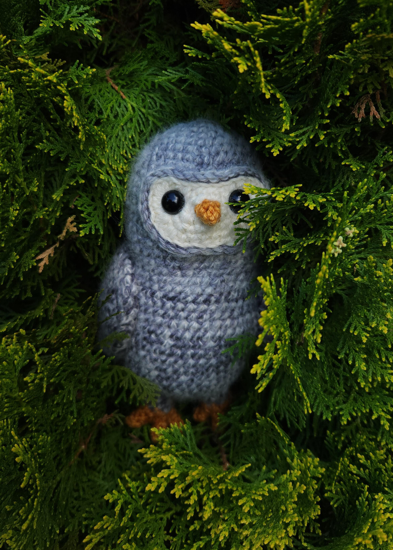 Stranded Studio Wooly Strix Crochet Set Charcoal Narwhal