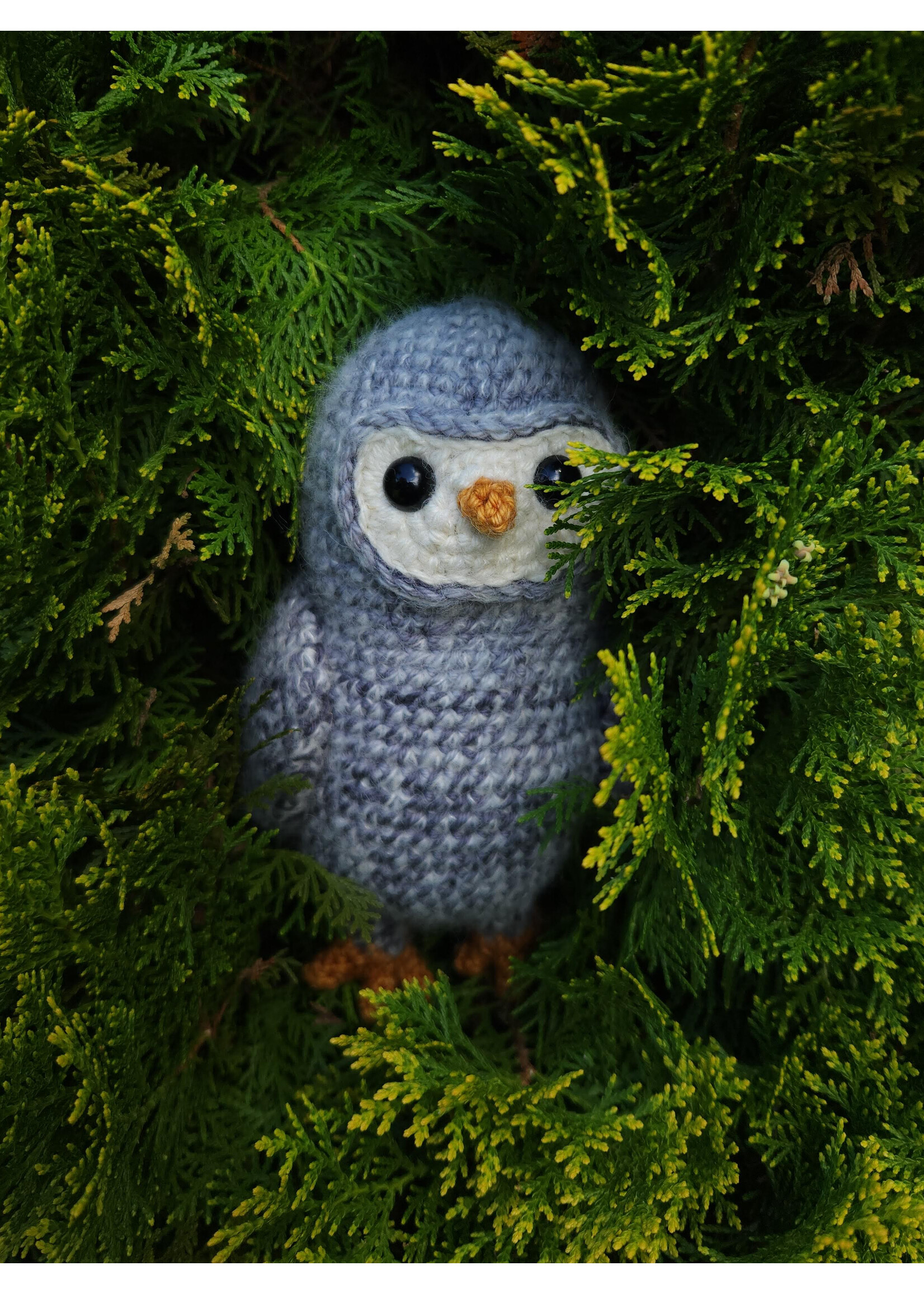 Stranded Studio Wooly Strix Crochet Set Charcoal Narwhal