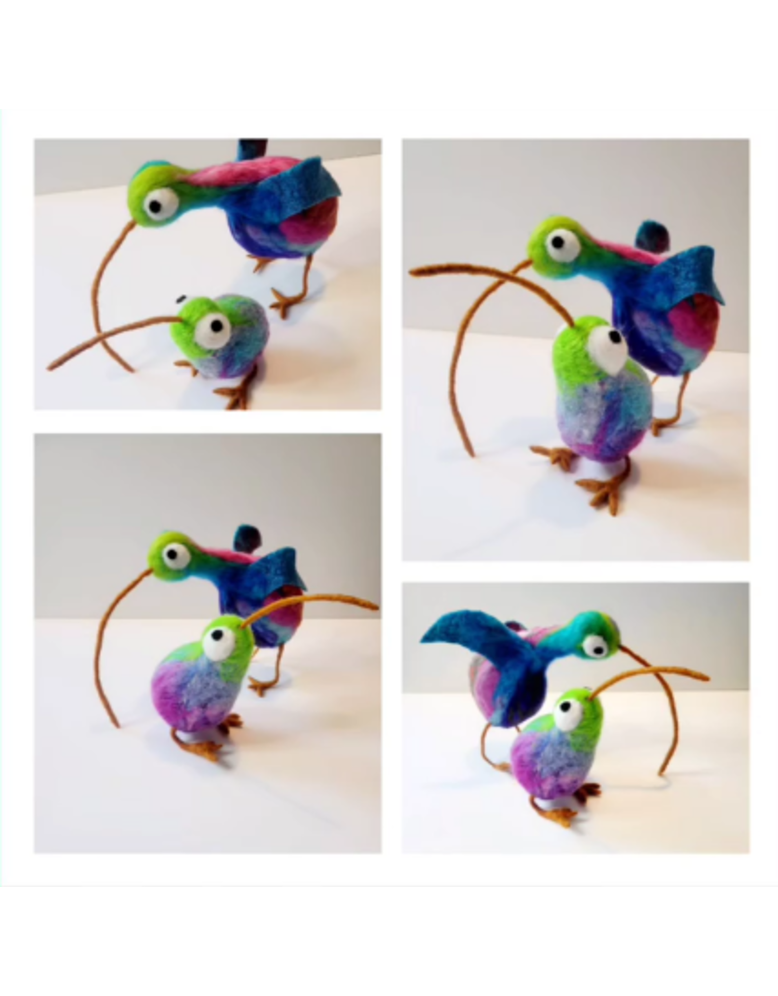 Kerri Kirk Instructor Class Needle Felted Figures