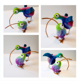 Kerri Kirk Instructor Class Needle Felted Figures