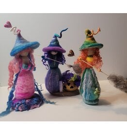 Kerri Kirk Instructor Class Needle Felted Figures
