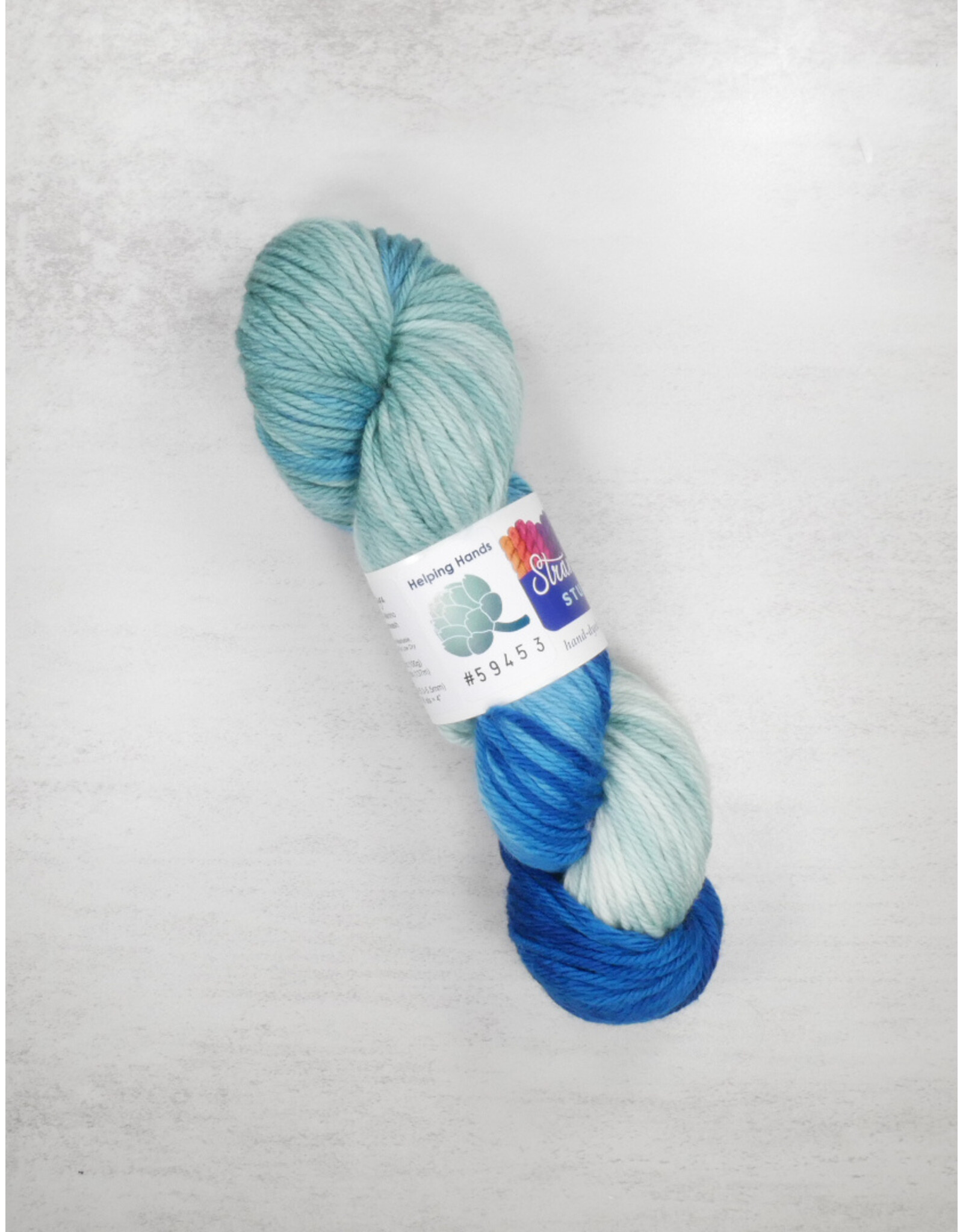 Benefiting Edmonds Food Bank Helping Hands Mitts Hand-Dyed Yarn Kit