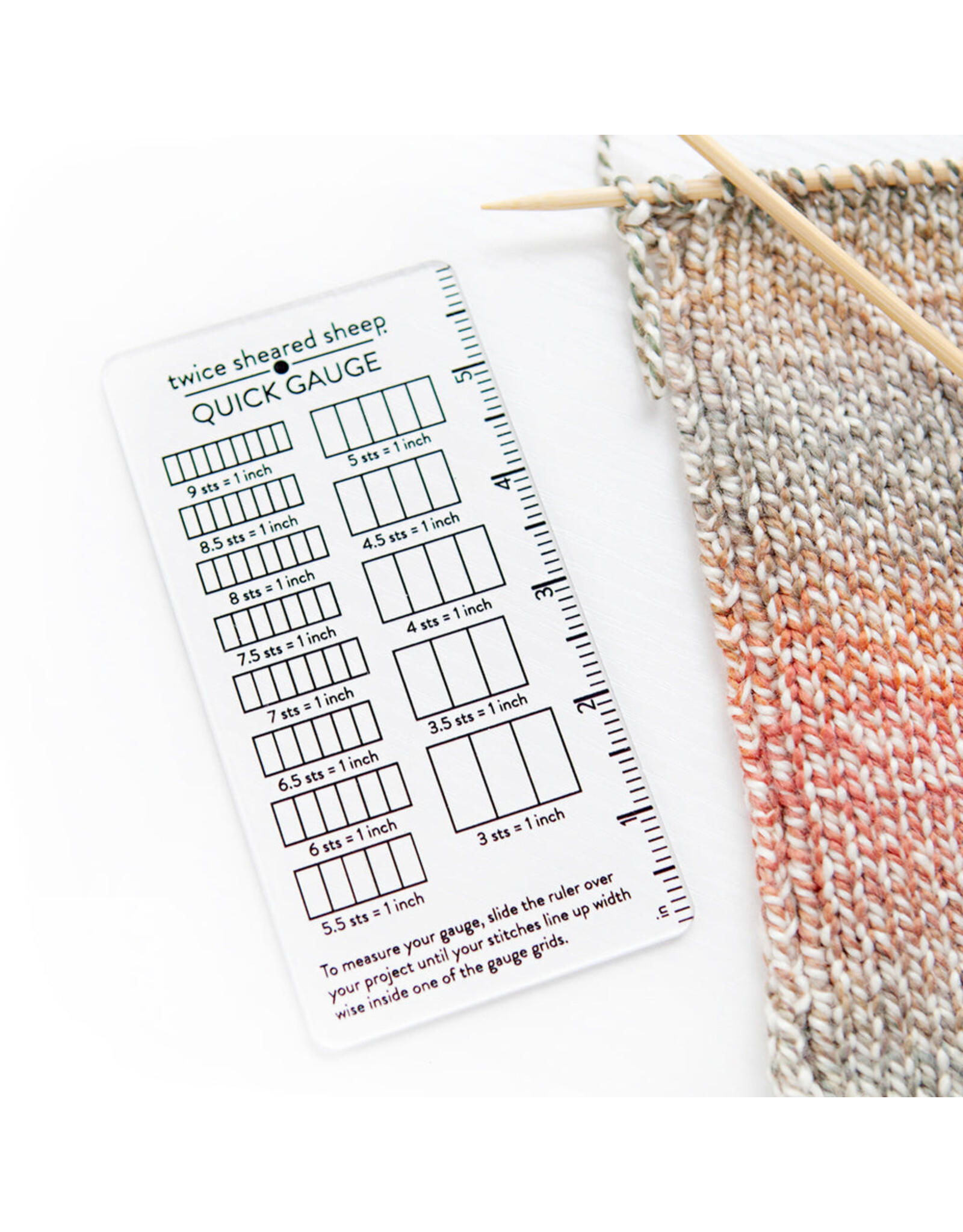 twice sheared sheep tss Quick Gauge Ruler