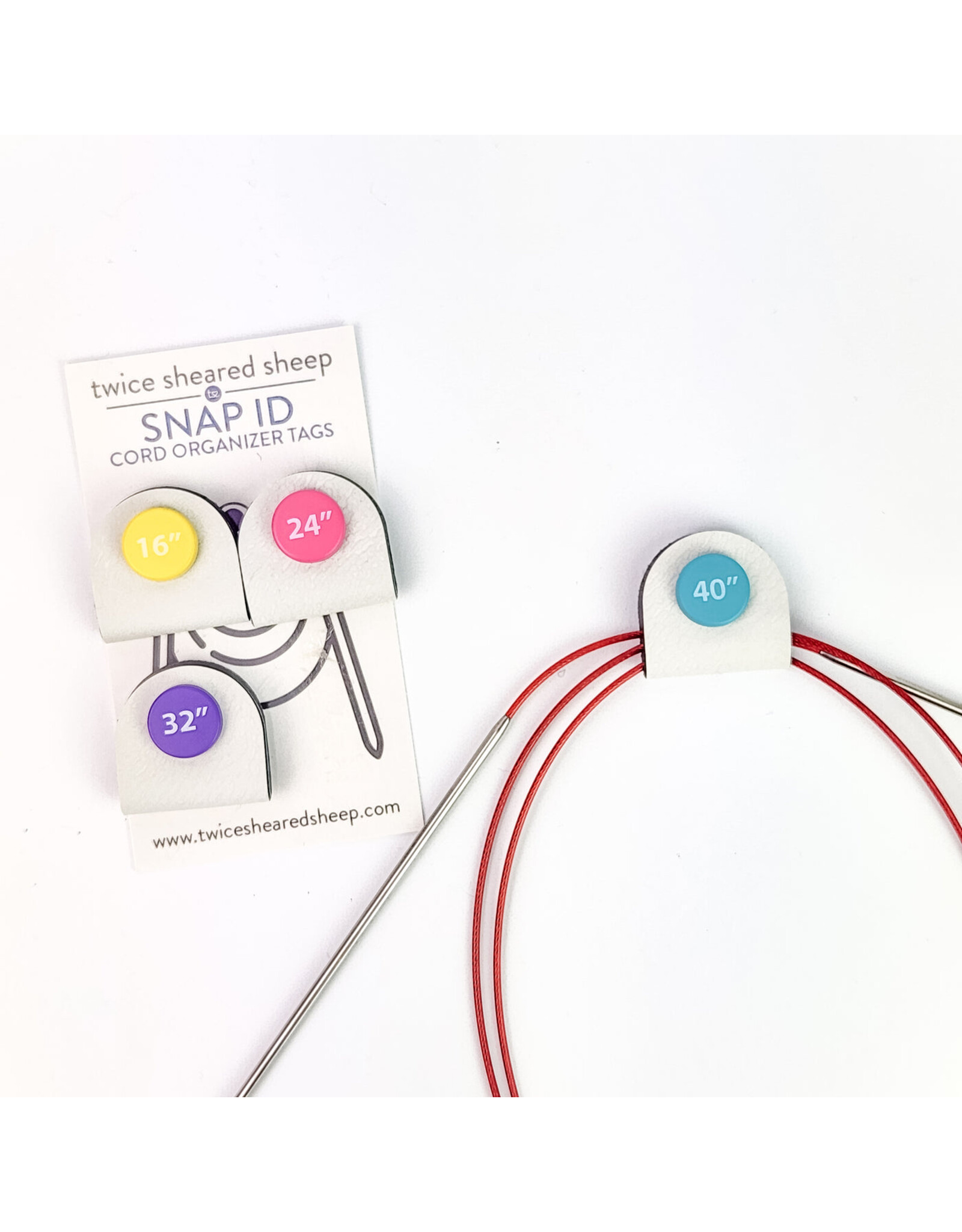 twice sheared sheep tss Snap ID Cord Organizer Tags