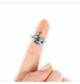 twice sheared sheep tss Rainbow Peacock Tension Ring